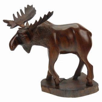 Moose Ironwood Carving