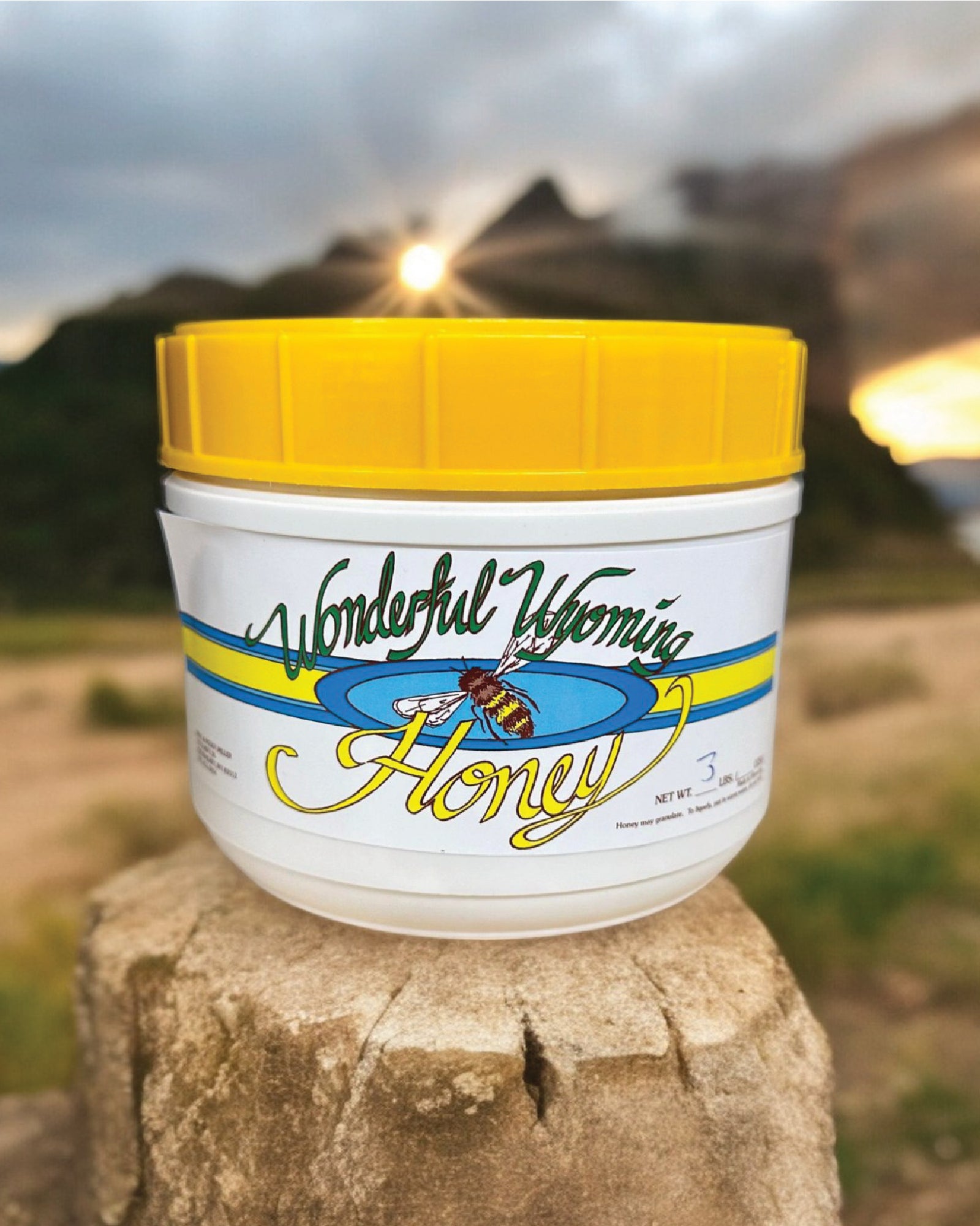 3 lb Wonderful Wyoming Honey