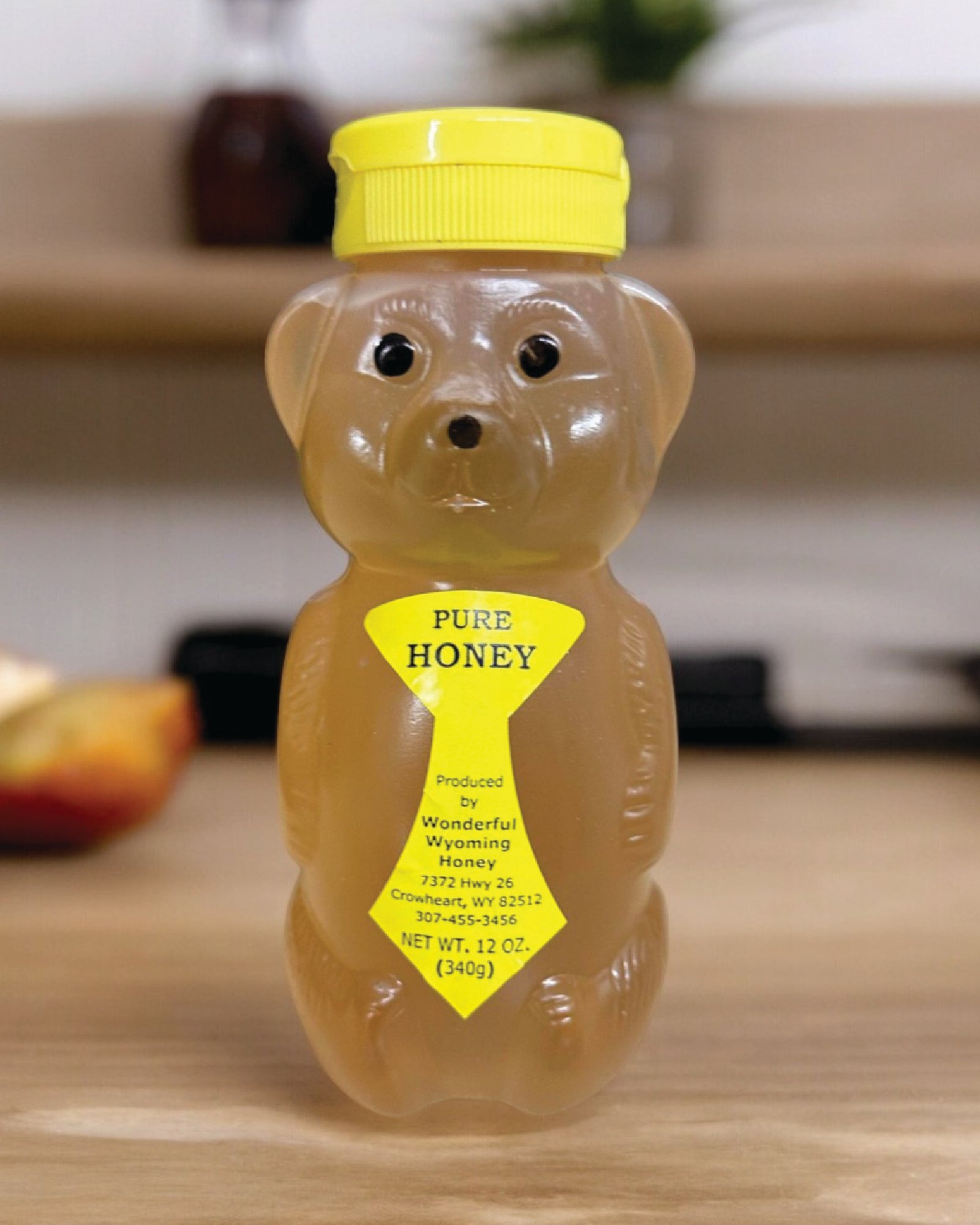 12 oz Bear Wonderful Wyoming Honey
