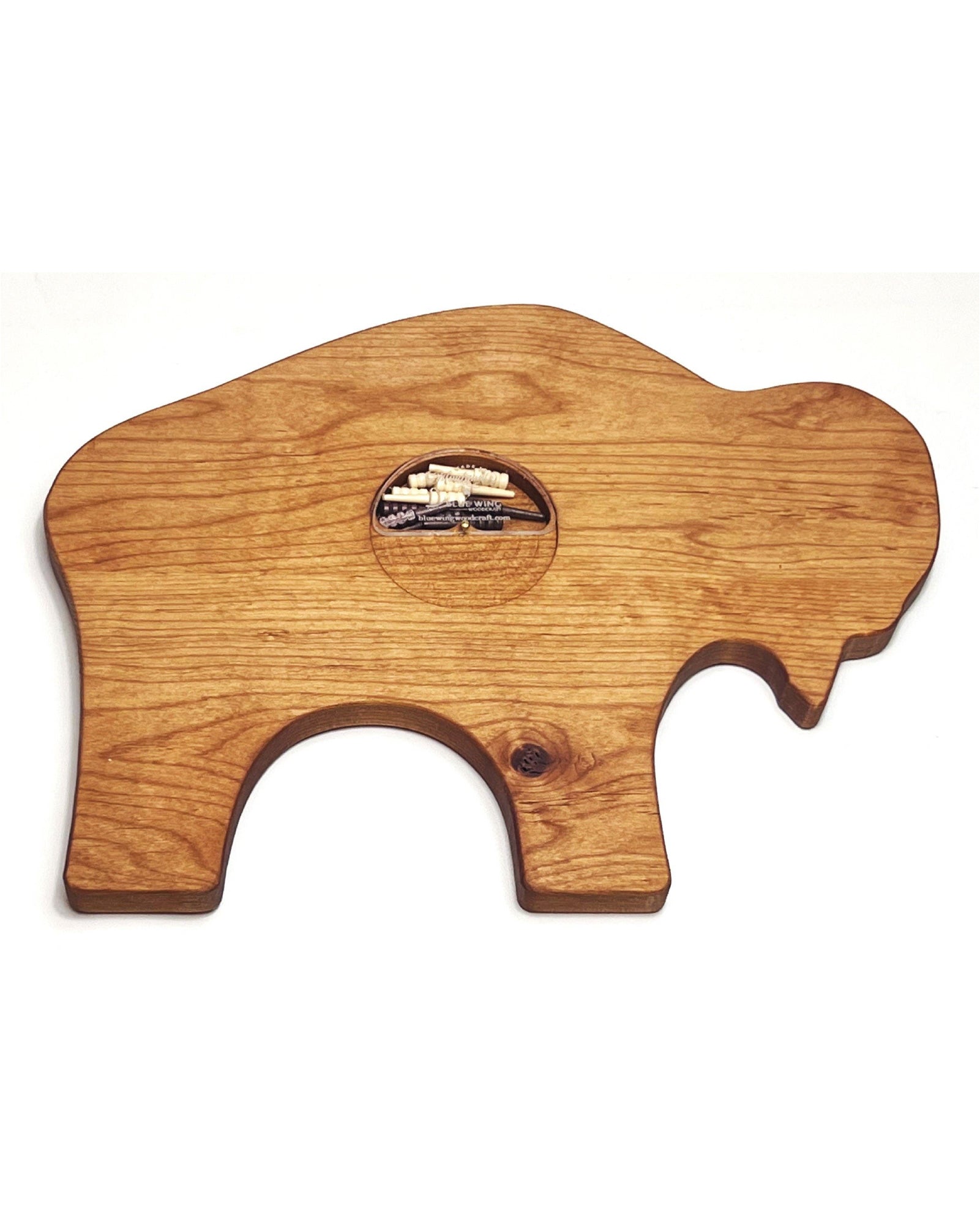 "Wilderness Majesty: The Bison Cribbage Board"