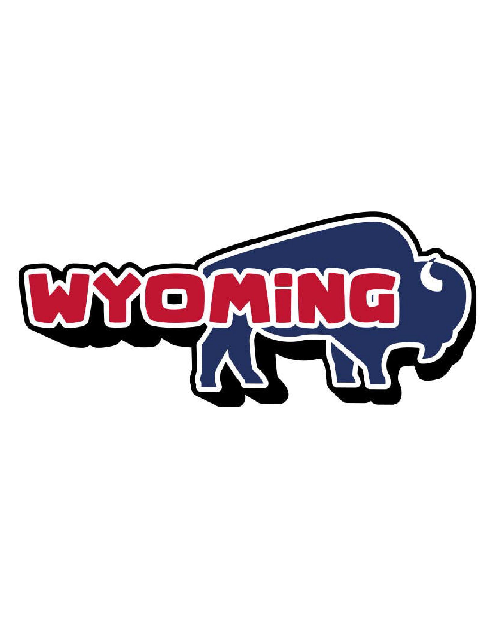 Wyoming 3D Bubble Sticker