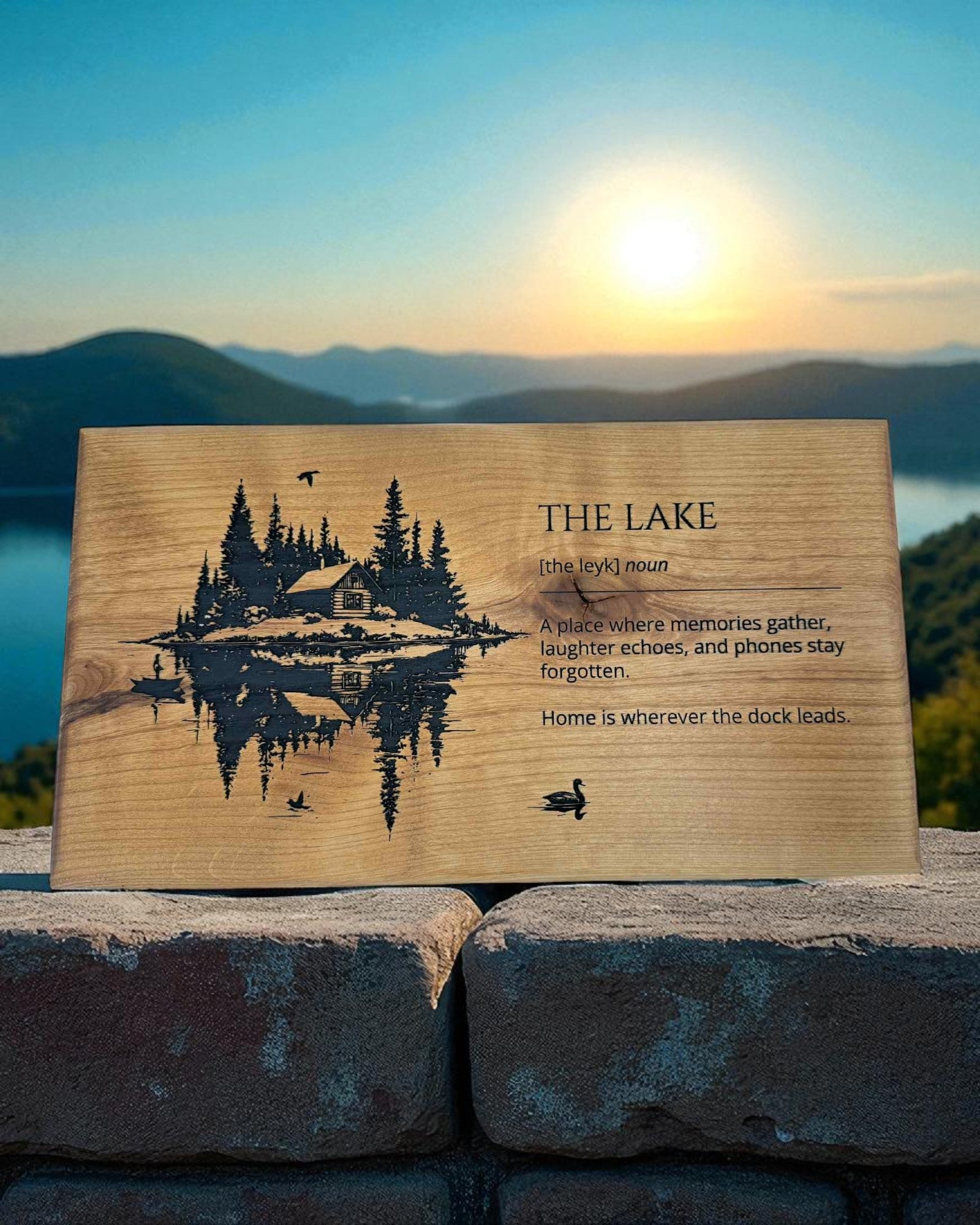 The Lake Sign