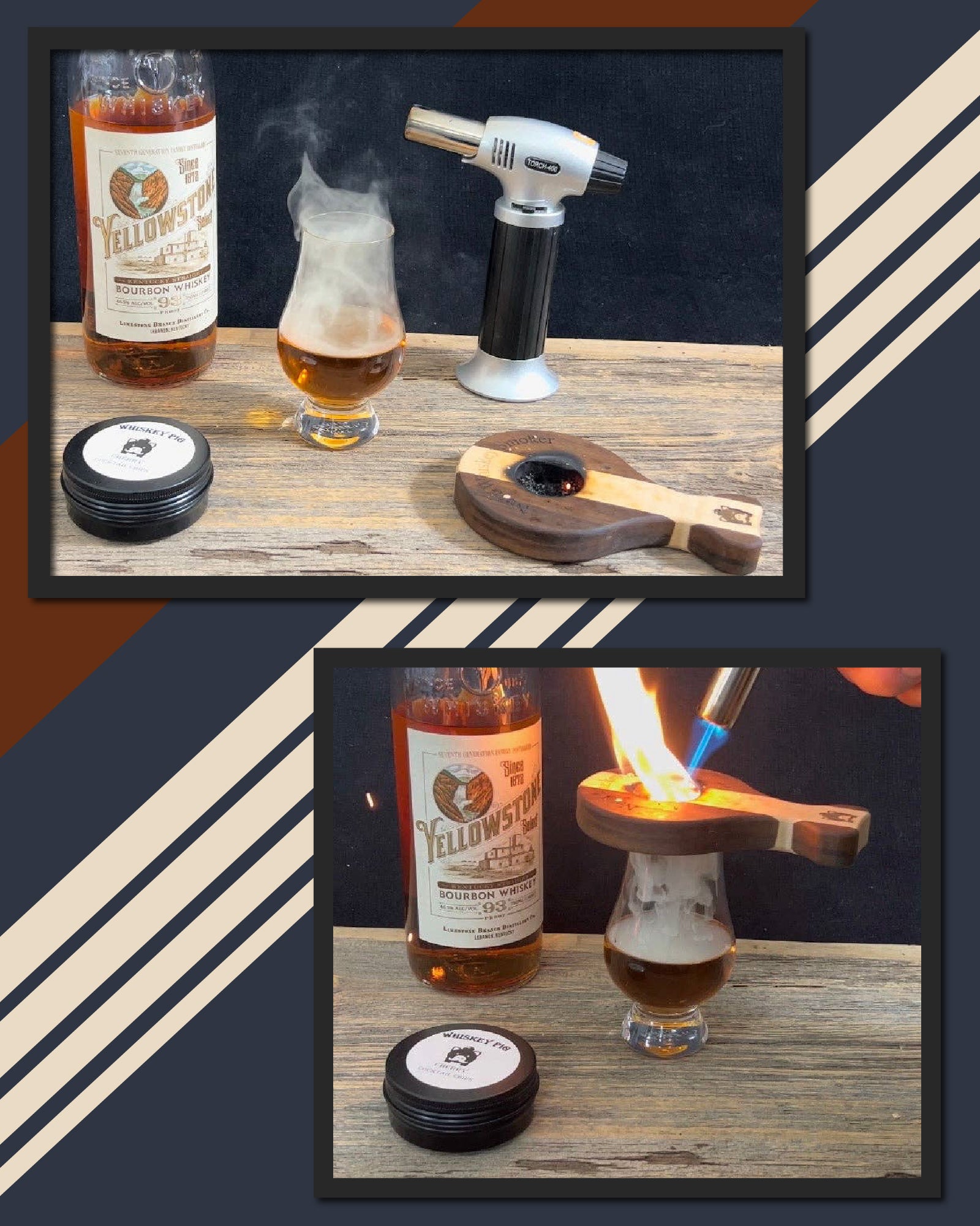 Whiskey Pig® Neat Whiskey Smoker Set - Whiskey Lovers Edition -