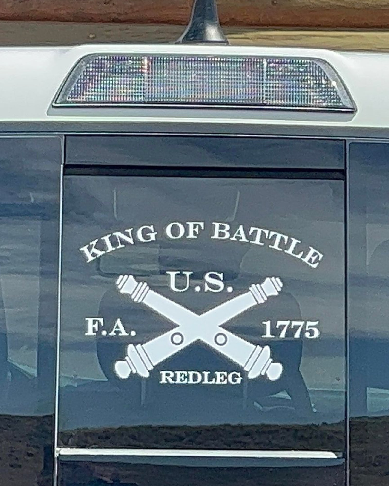 King of Battle Window Decal
