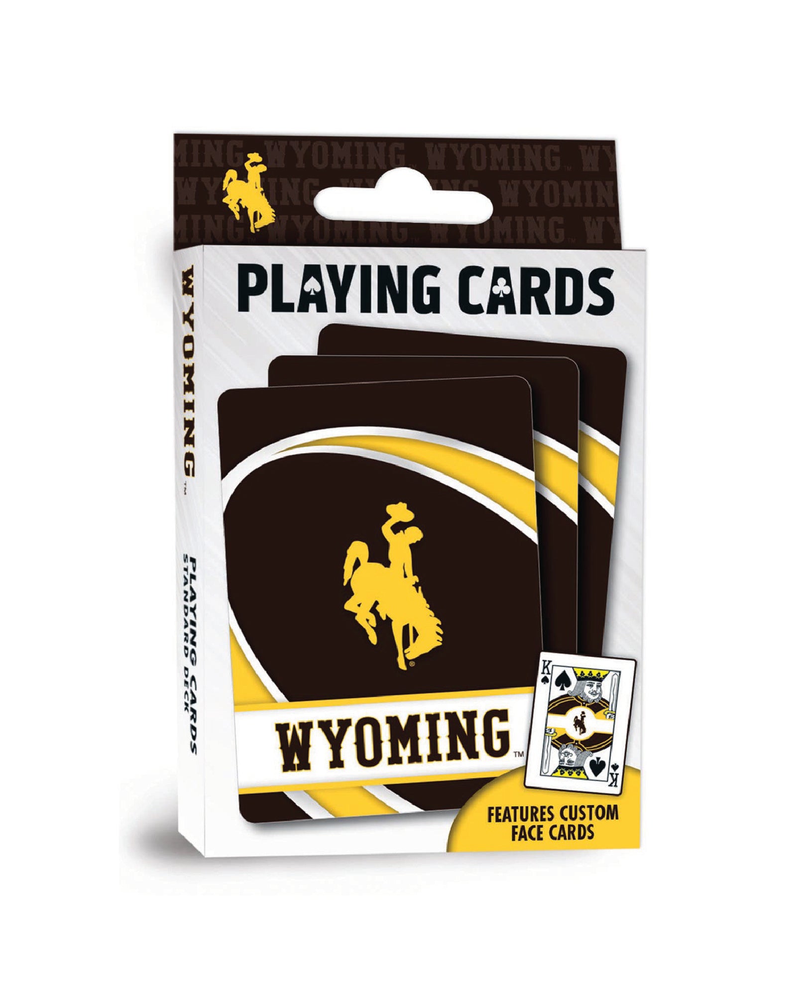 Wyoming Cowboys Playing Cards