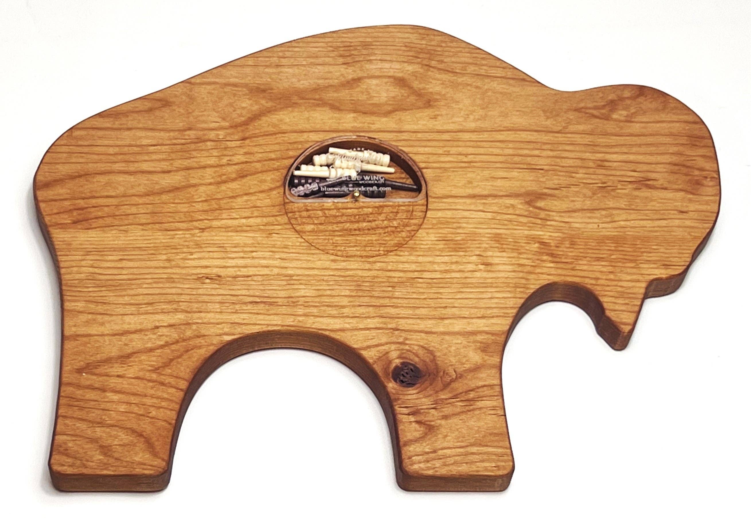 "Wilderness Majesty: The Bison Cribbage Board"