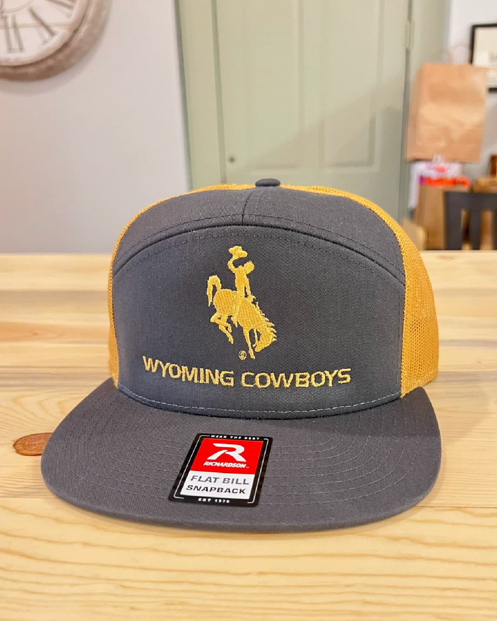 Wyoming Cowboys Flat Bill Hat