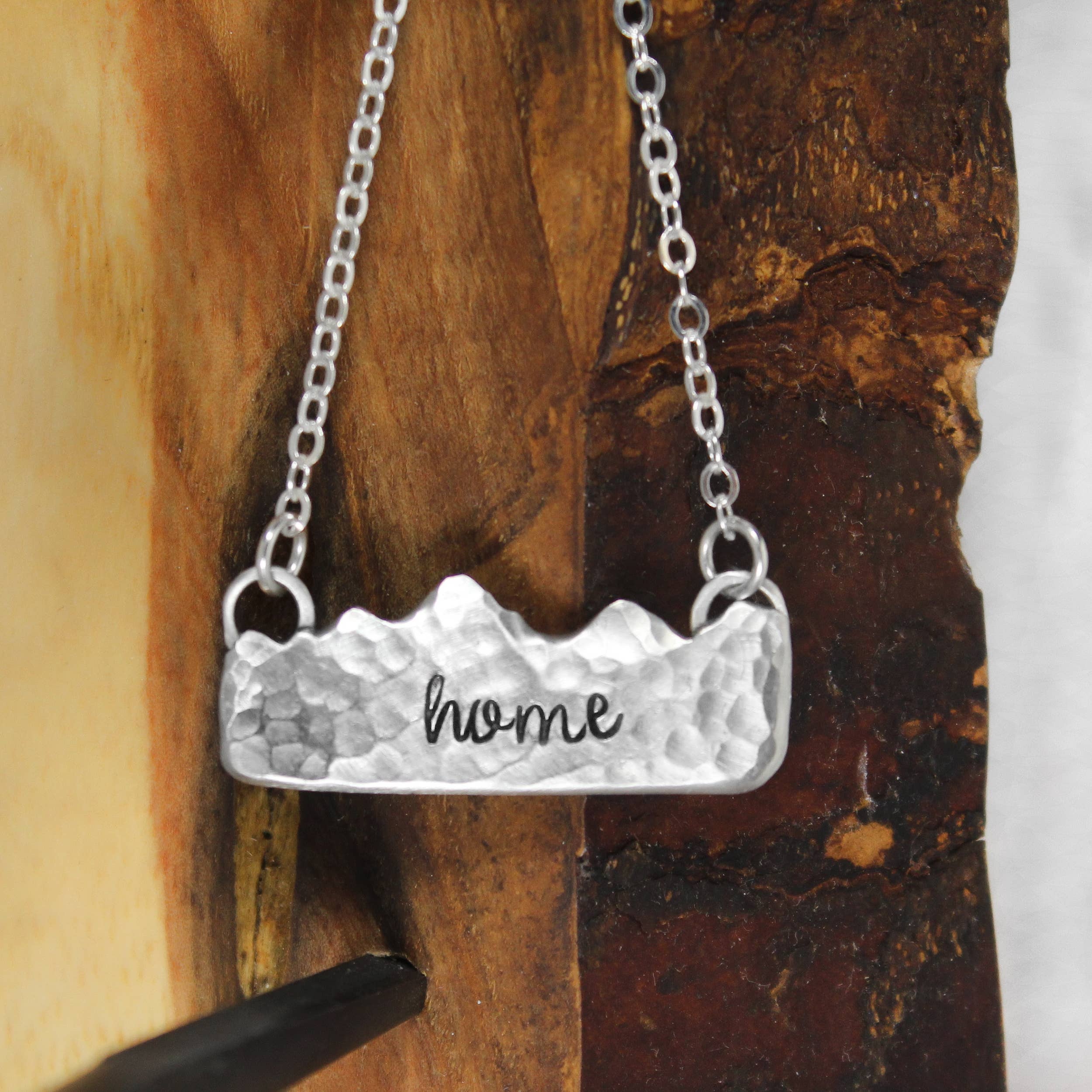 Home Mountain Range Necklace