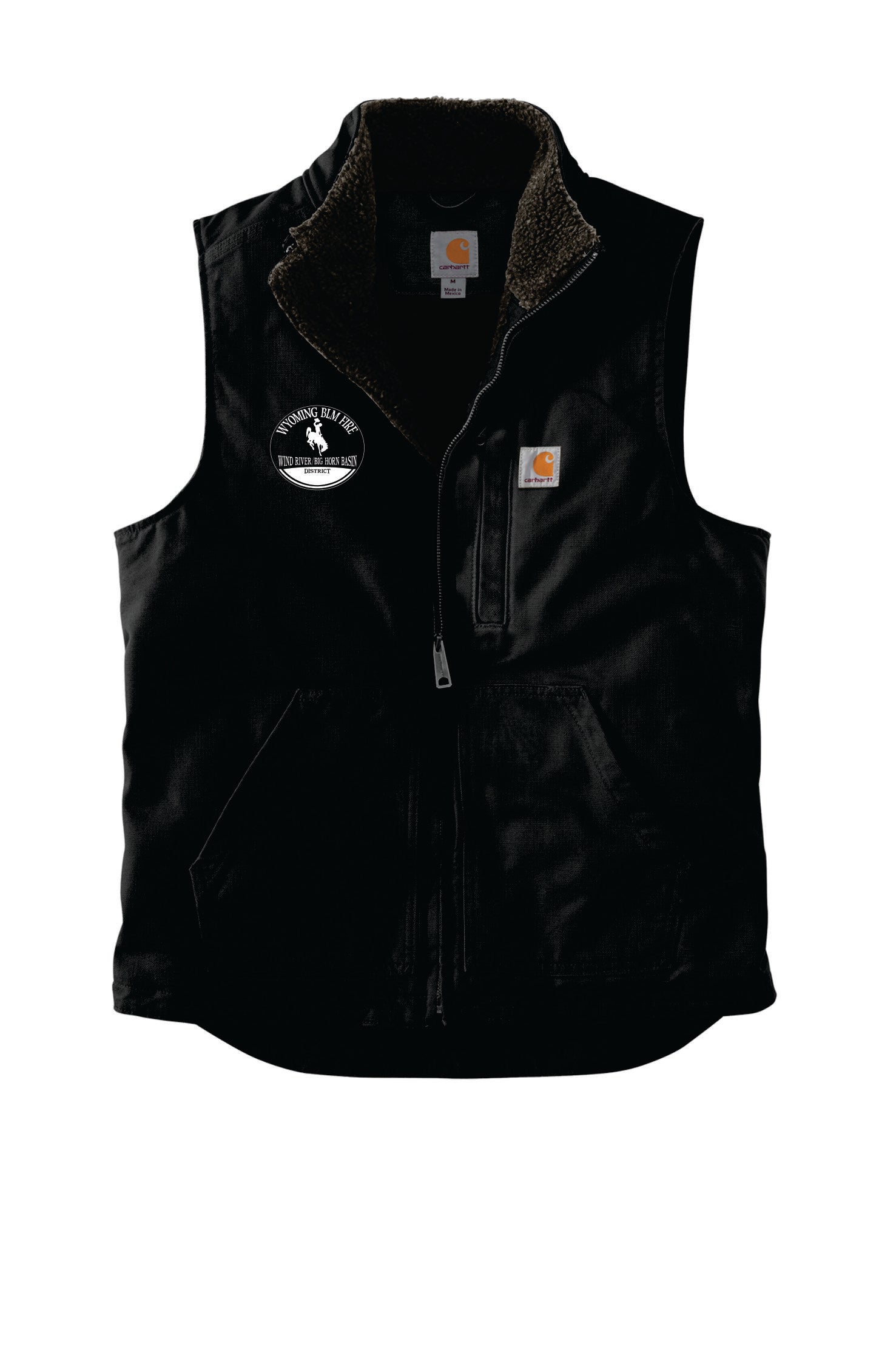 Wyoming BLM Fire Carhartt® Sherpa-Lined Mock Neck Vest