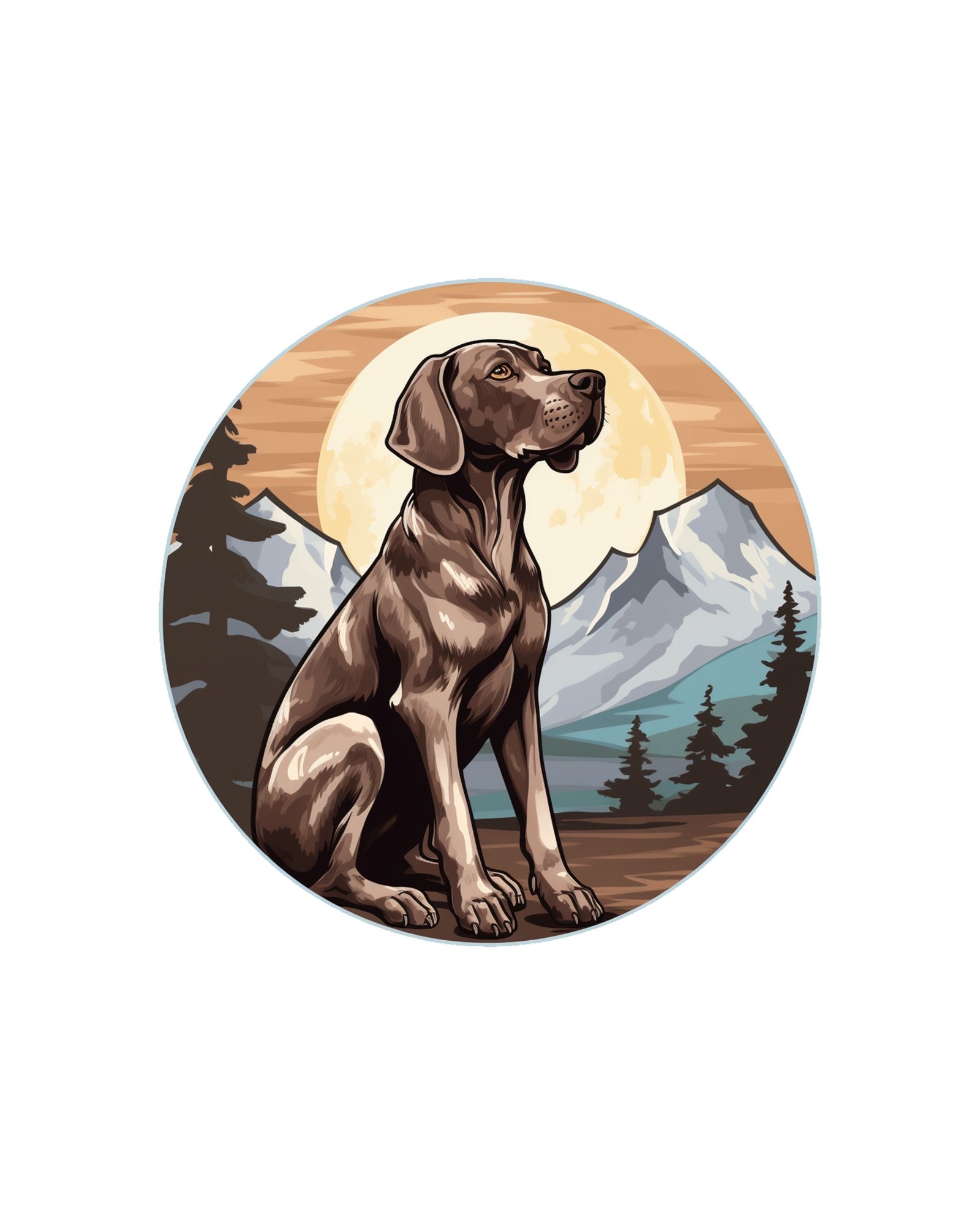 GSP Mountain Sticker