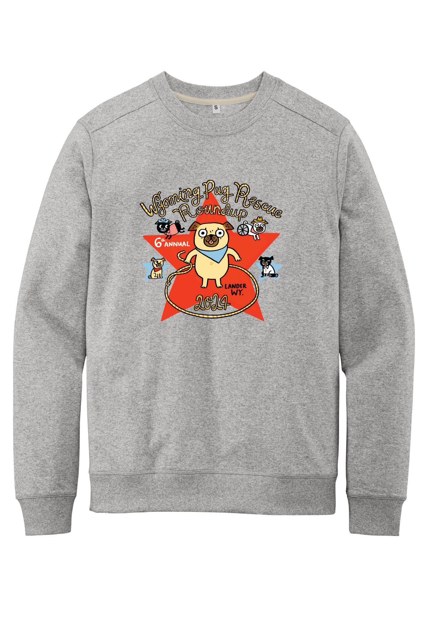 2024 Pug Roundup Crewneck Sweatshirt