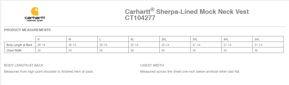 Wyoming BLM Fire CarharttÂ® Sherpa-Lined Mock Neck Vest
