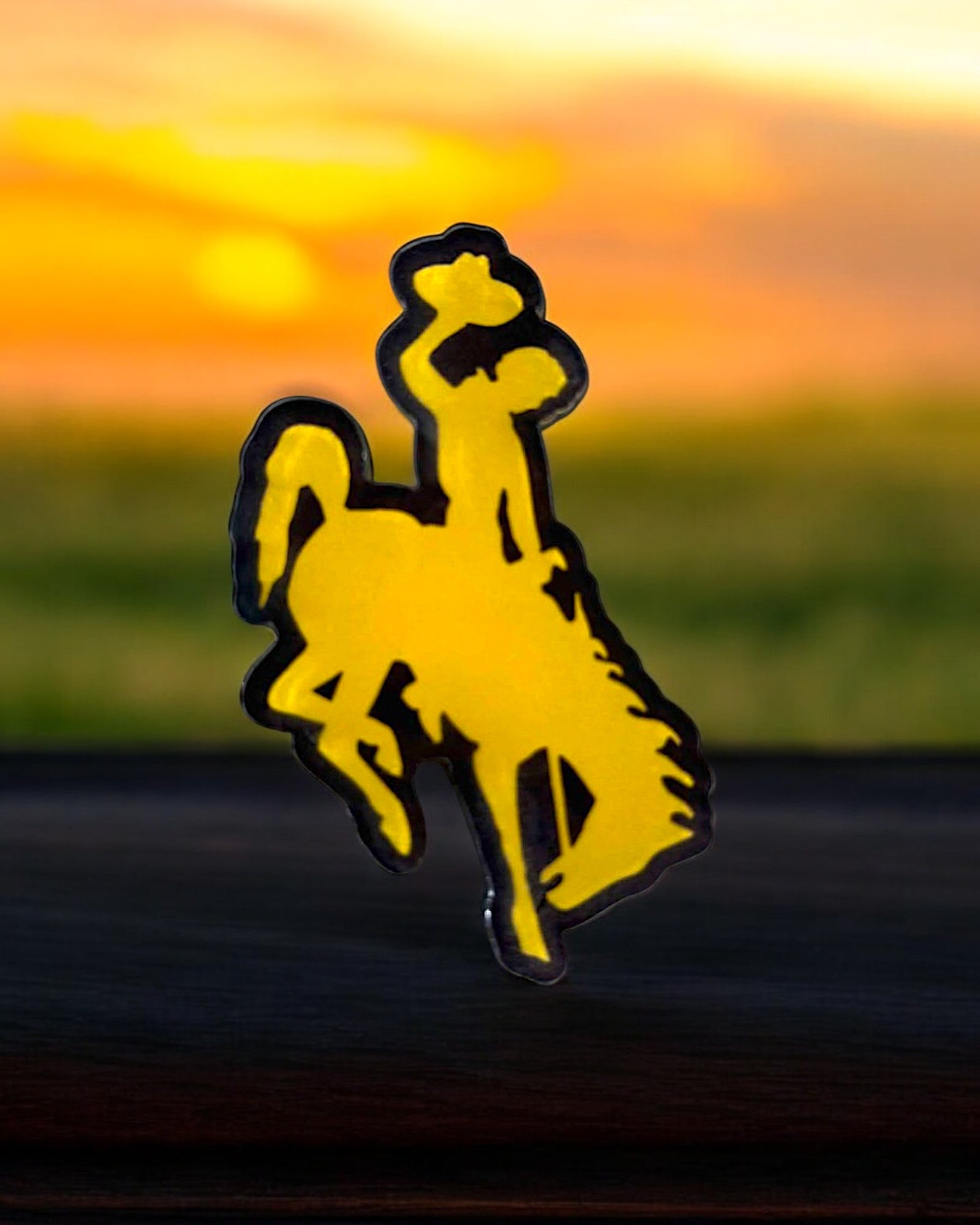 University of Wyoming Steamboat Acrylic Magnet