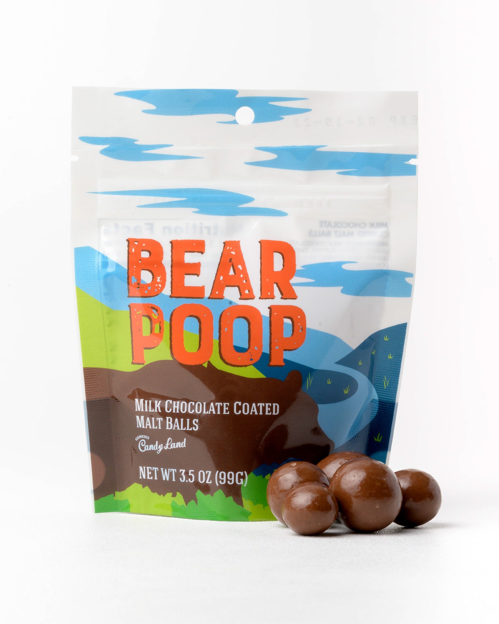 Bear Poop (chocolate covered malt balls)