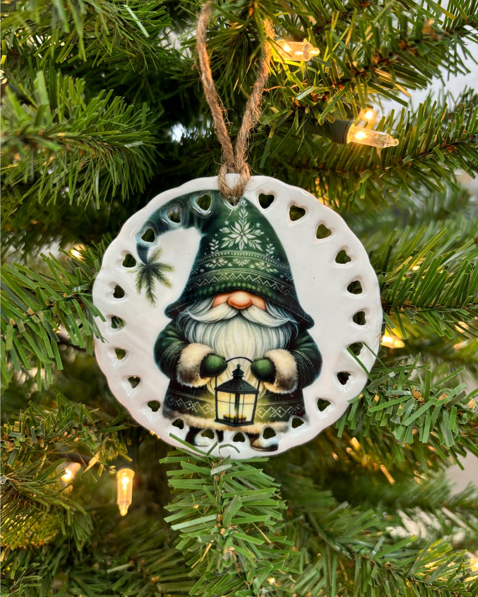 Gnome Christmas Ornament