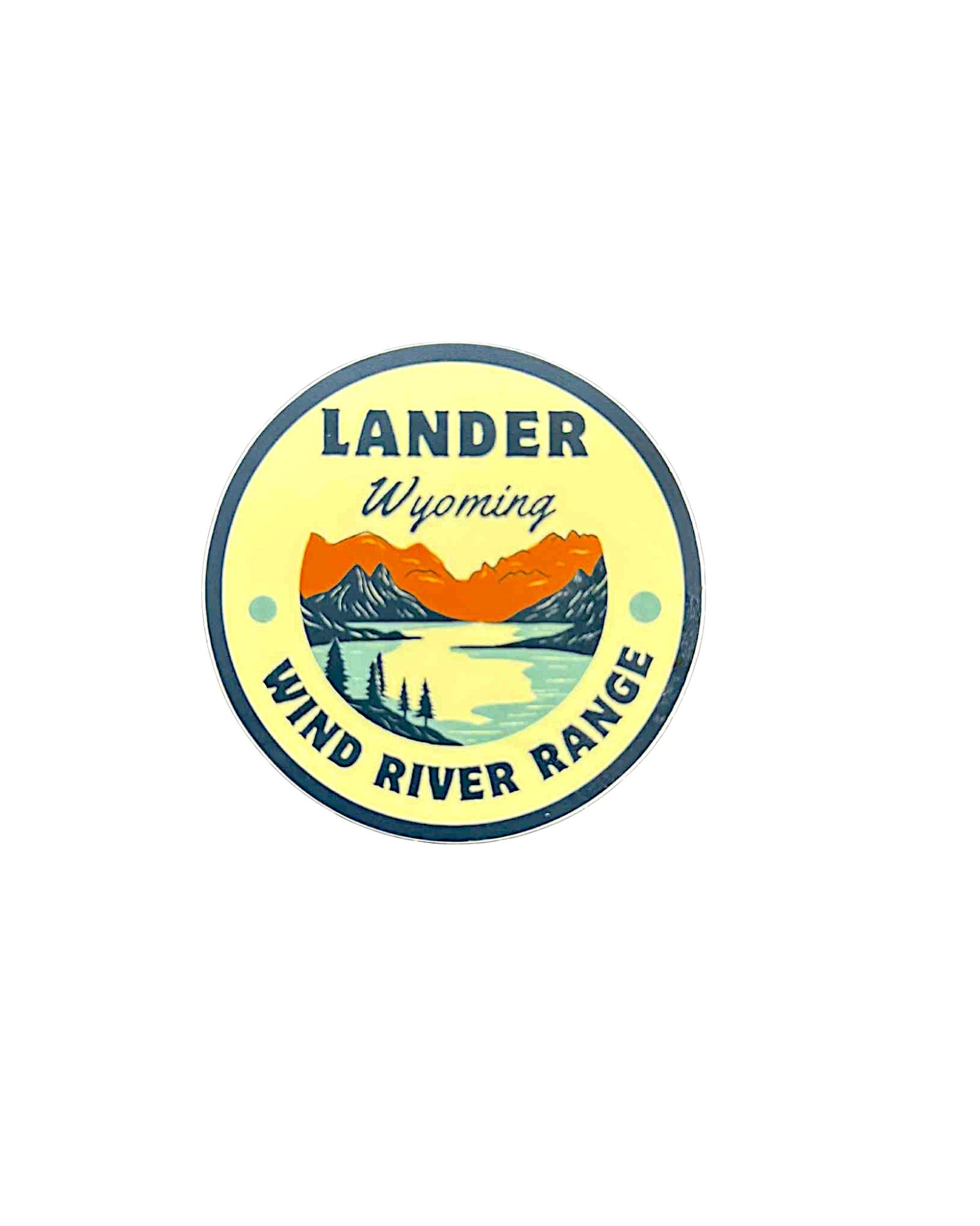 Lander Wind River Range Sticker