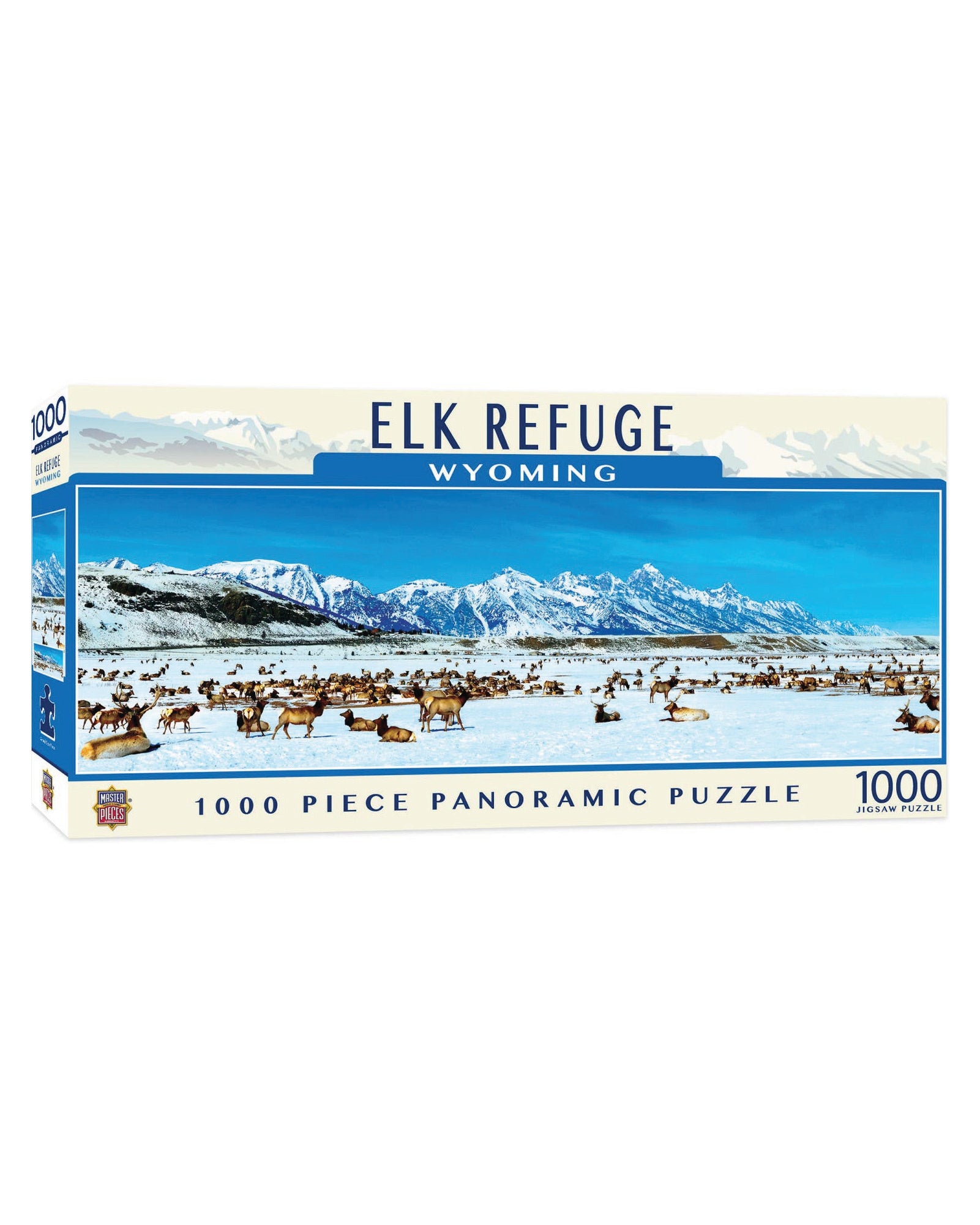 Elk Refuge 1000 Piece Panoramic Puzzle