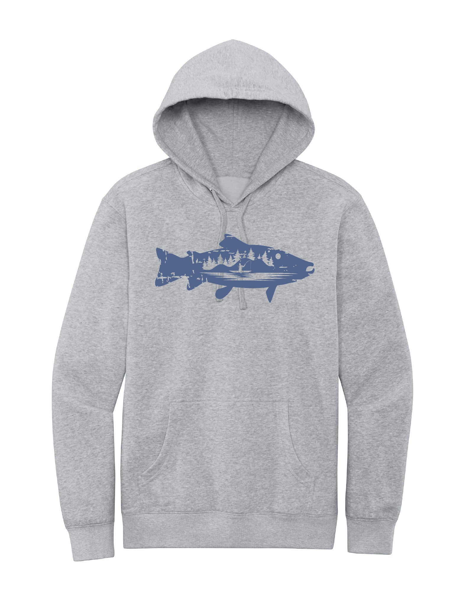 Trout Fly Fisherman Hoodie