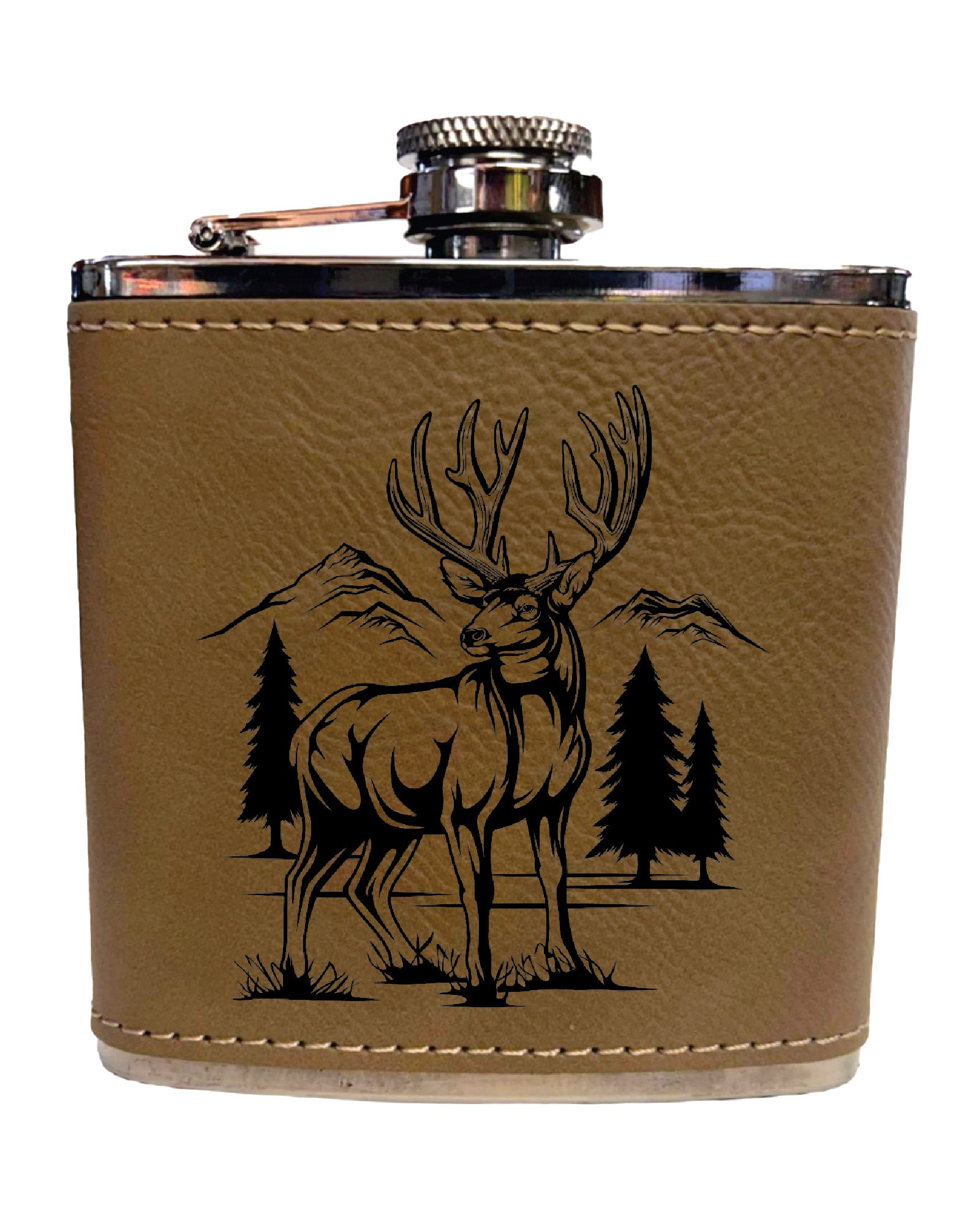 Mule Deer Flask