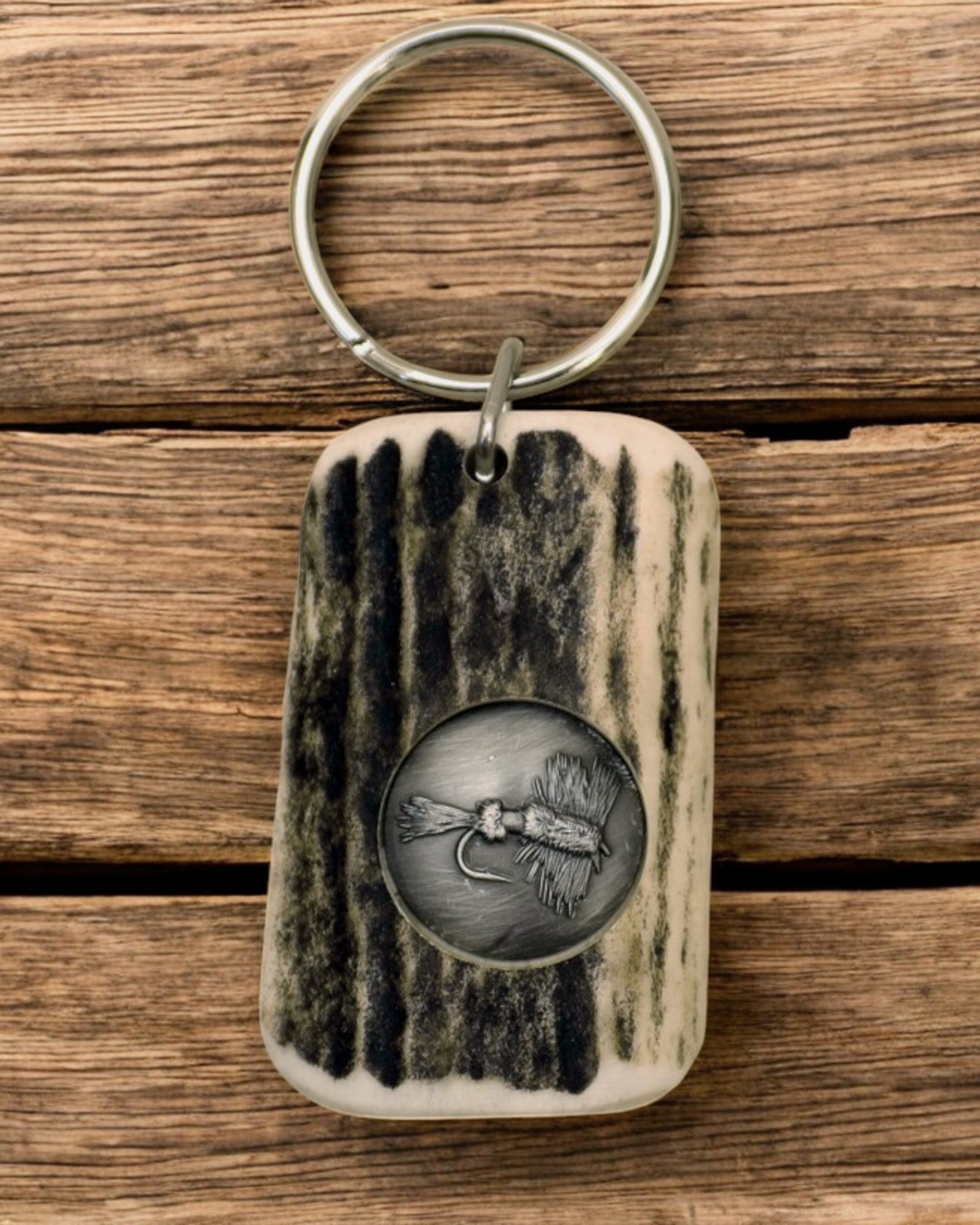 Fly Fishing- Antler Keychain