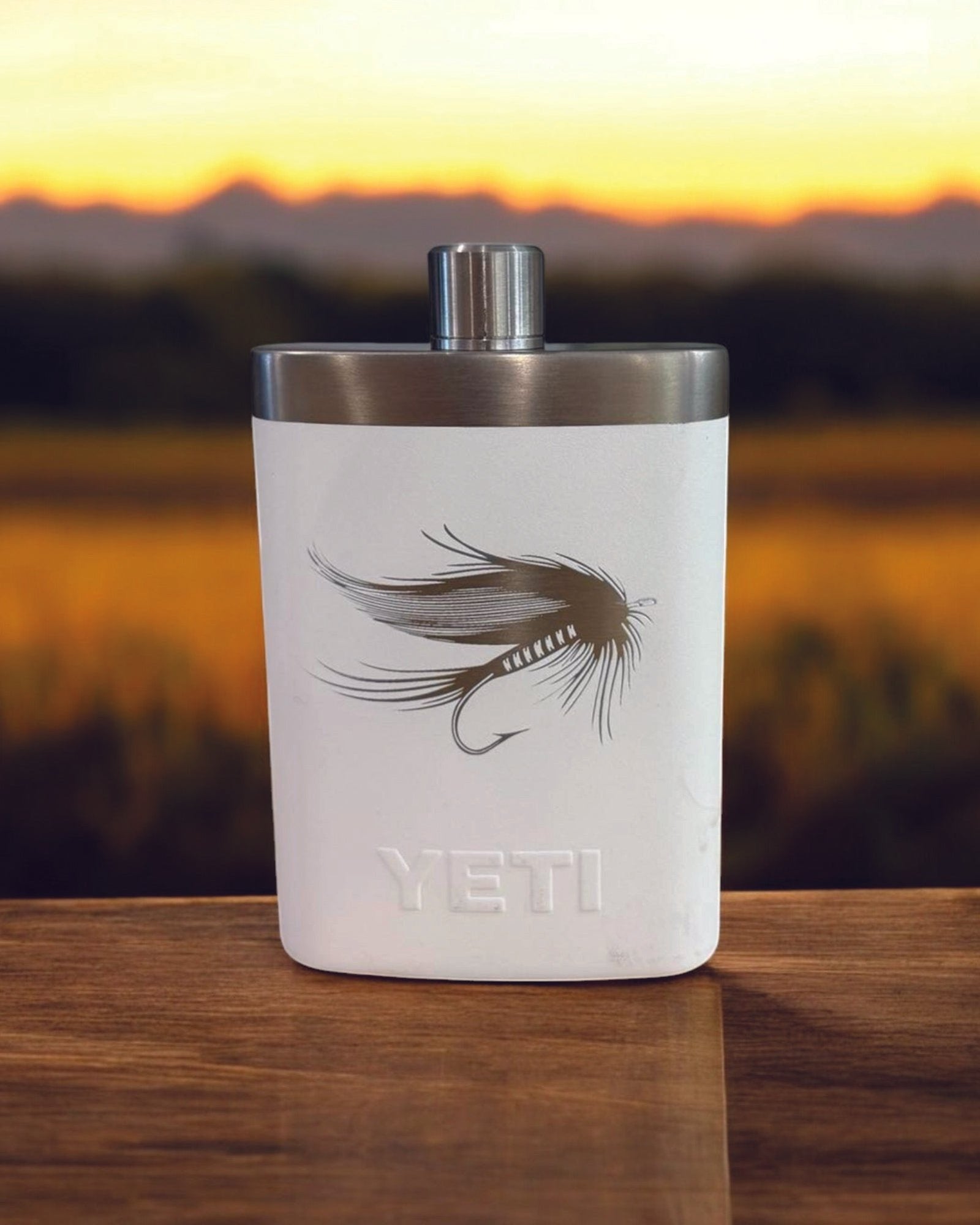 Fly Fishing Yeti Flask