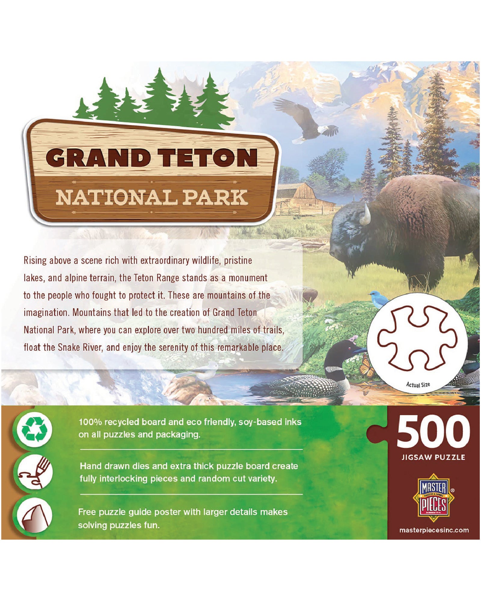 Grand Teton National Park 500 Piece Puzzle