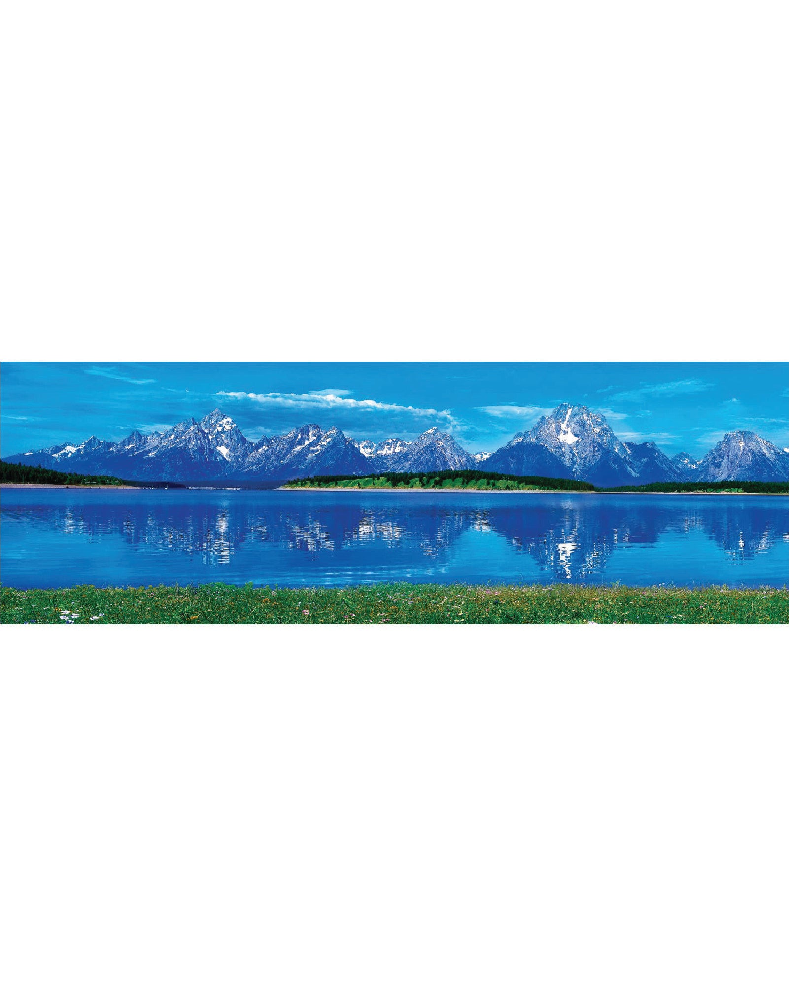 Grand Tetons 1000 Piece Panoramic Puzzle