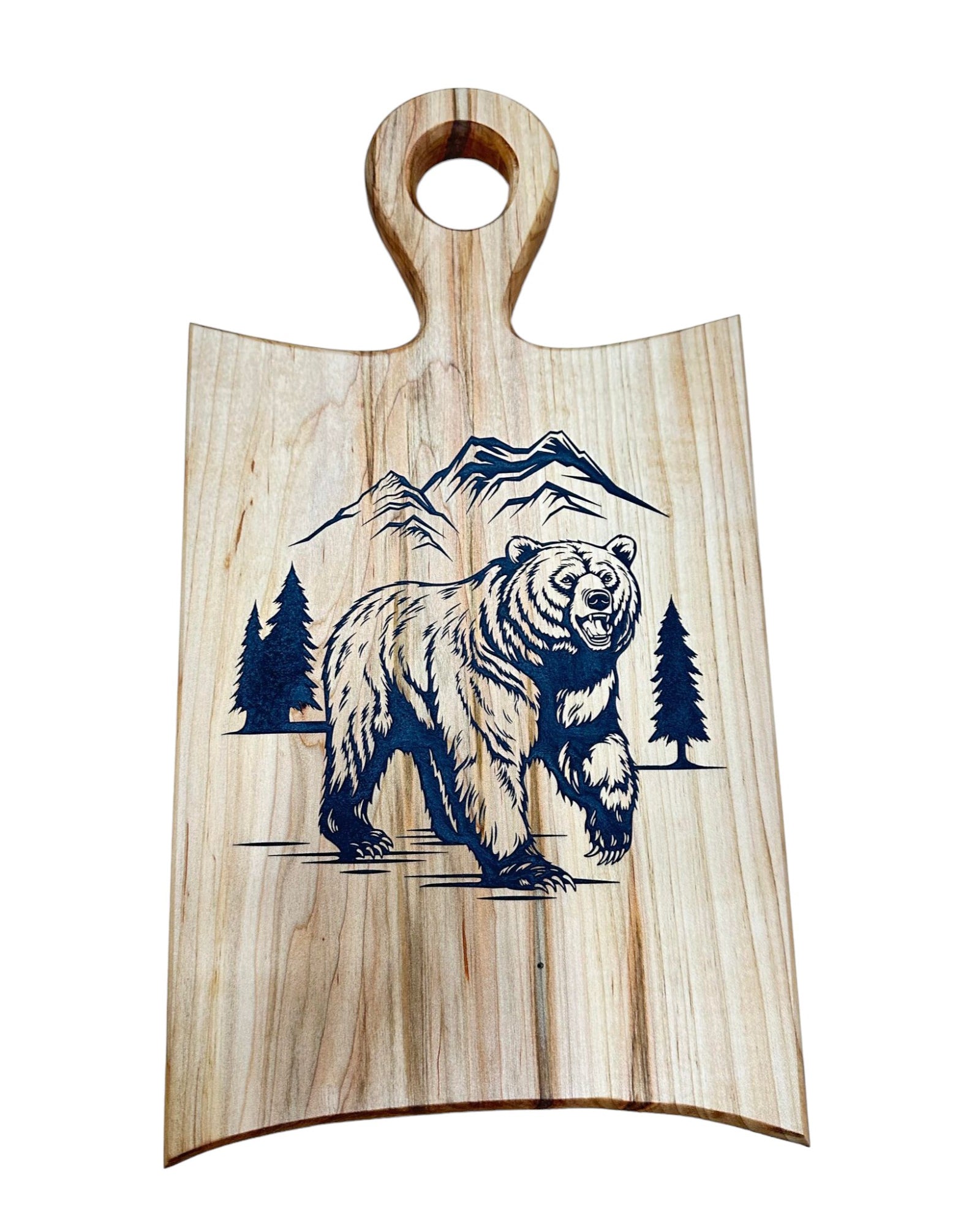 Grizzly Bear Handled Cutting Board