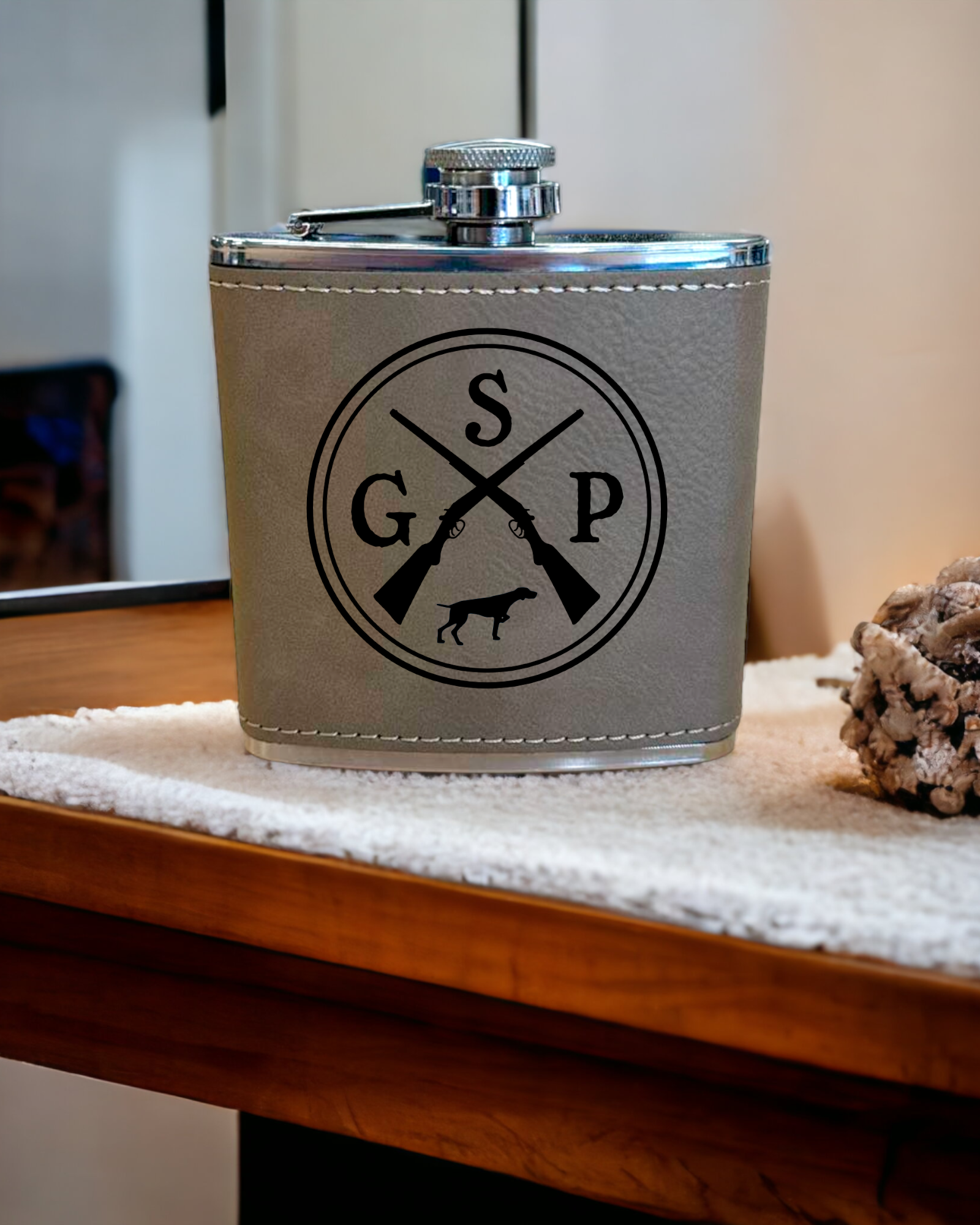 German Shorthair Pointer Flask