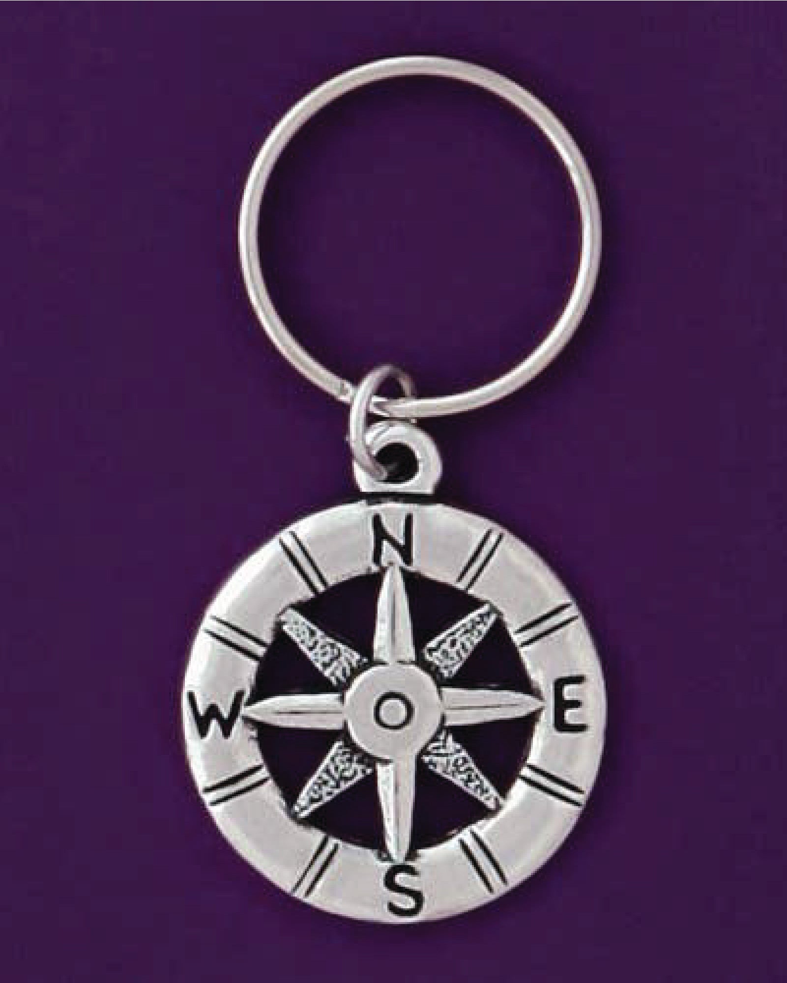 Compass Keychain