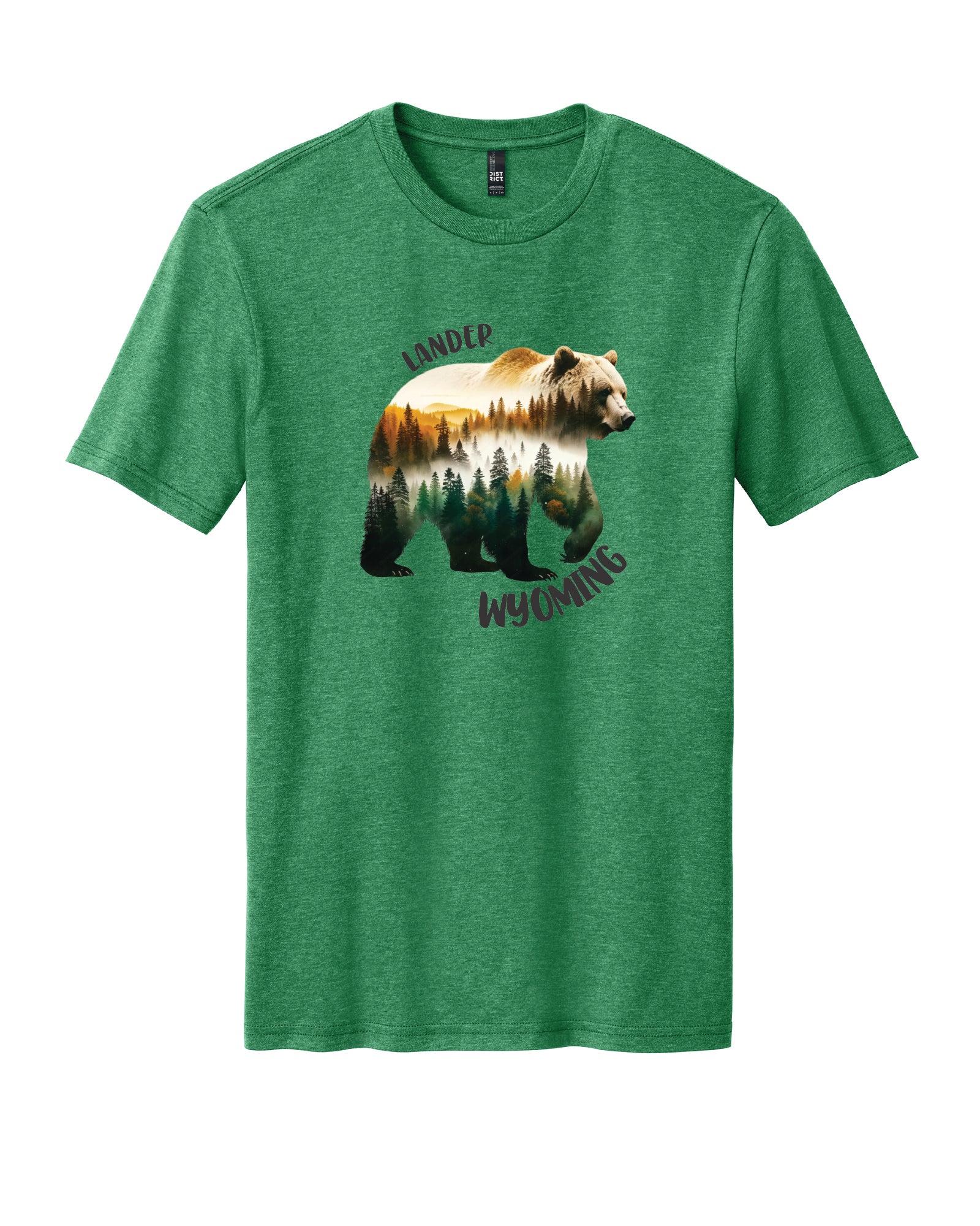 Lander Wy, Water Color Bear T-Shirt