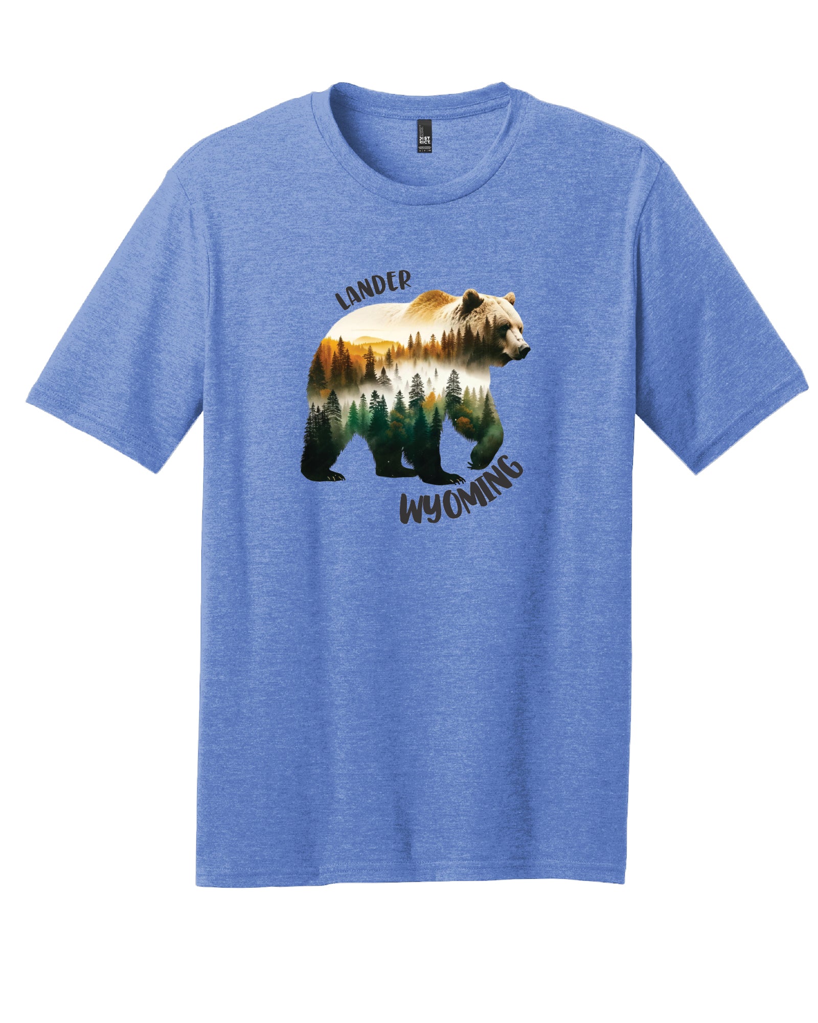 Lander Wy, Water Color Bear T-Shirt