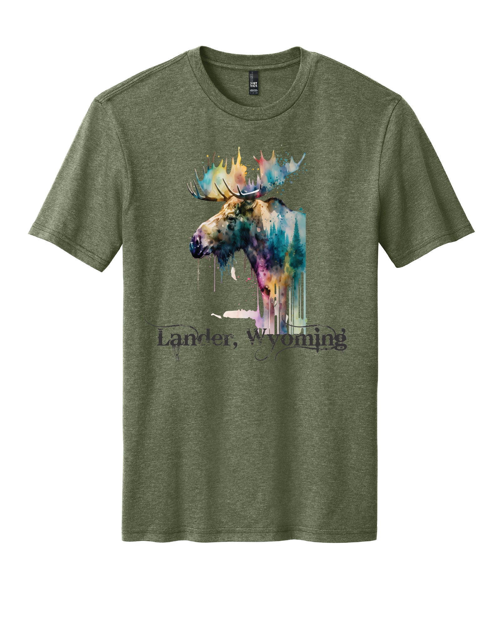 Lander WY Moose T-Shirt