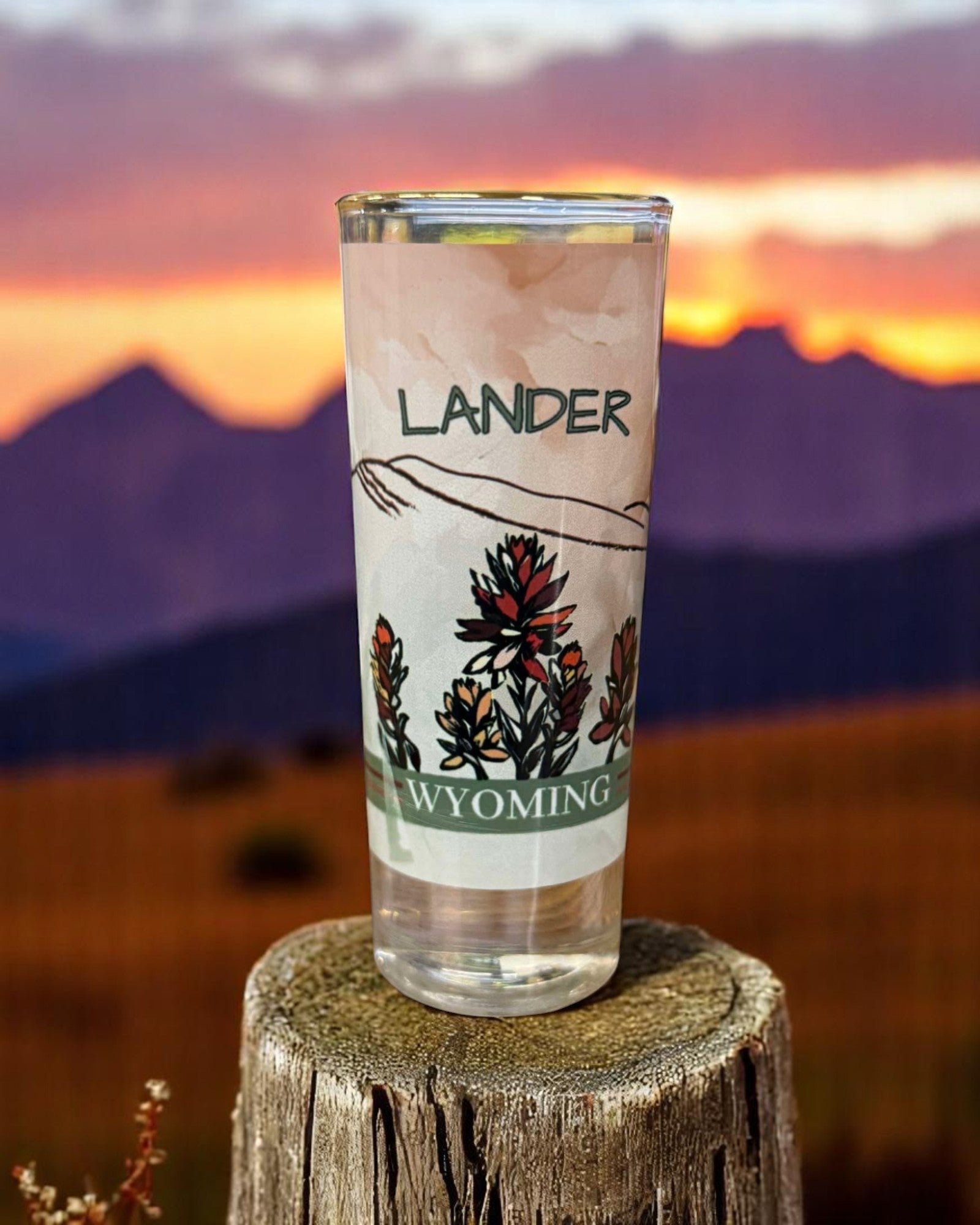 Lander Wyoming Shot Glass