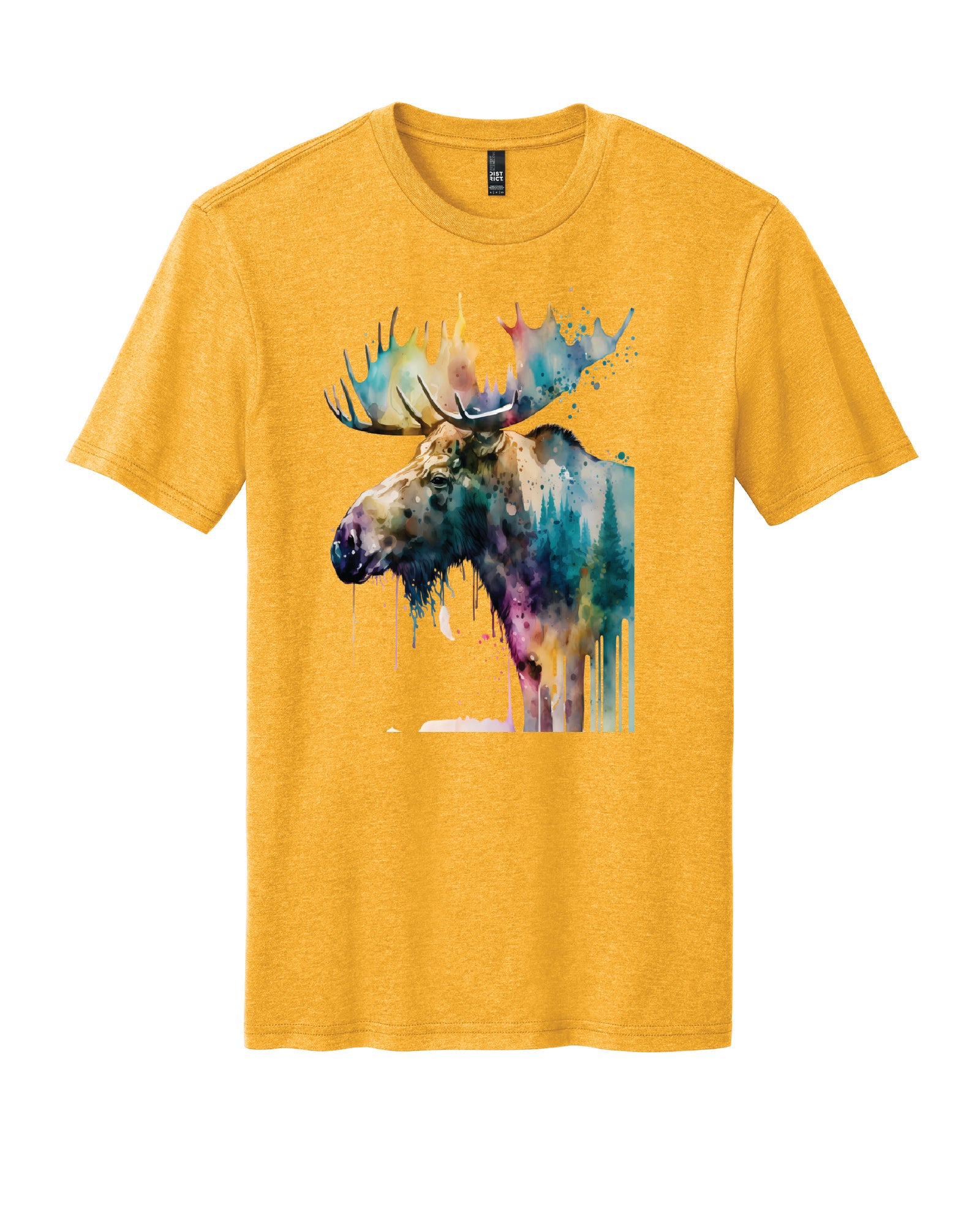 Watercolor Moose T-Shirt