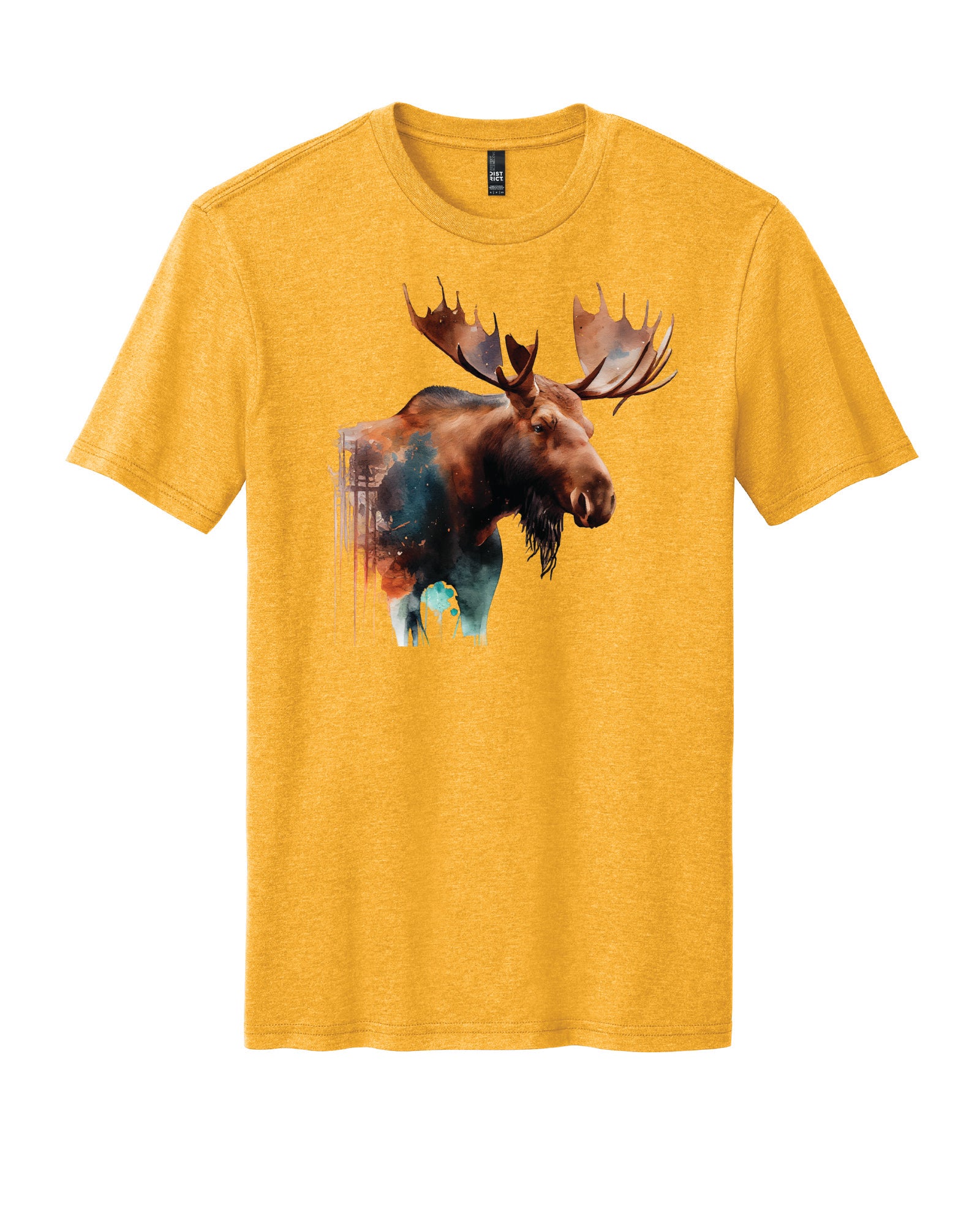 Watercolor Moose T-Shirt