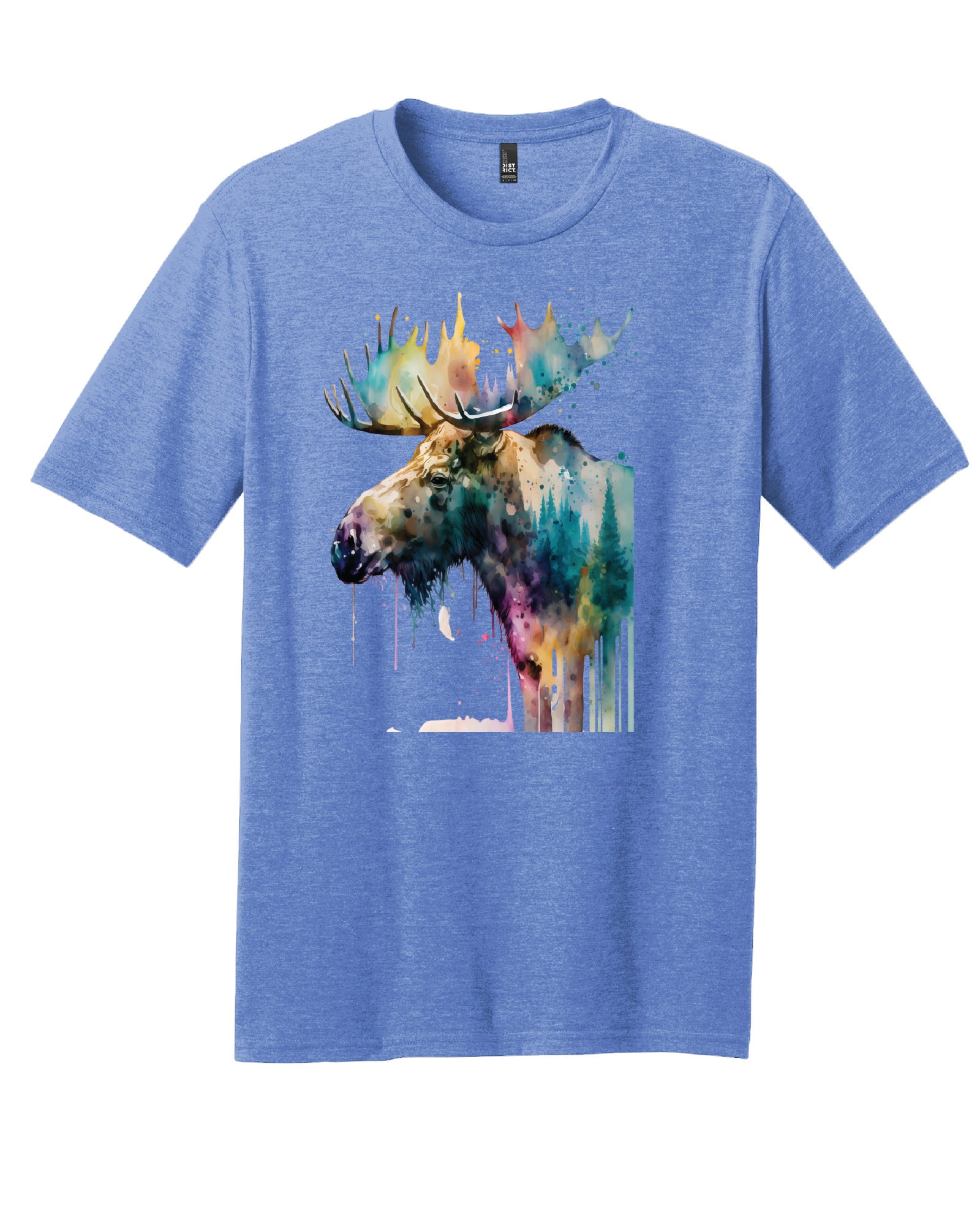 Watercolor Moose T-Shirt