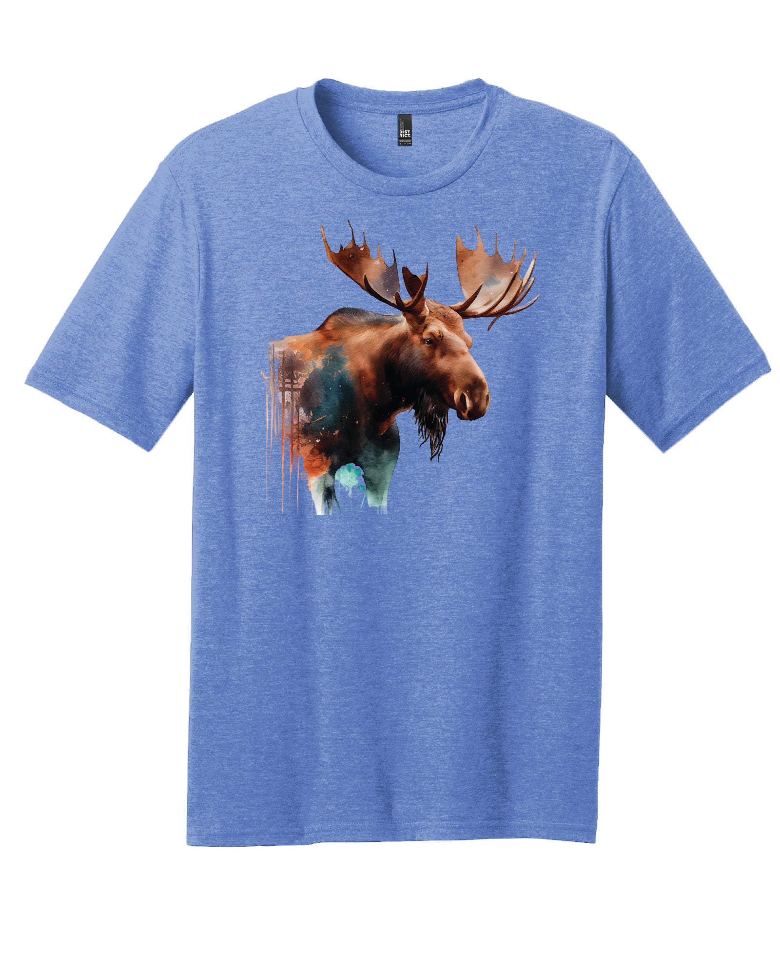 Watercolor Moose T-Shirt