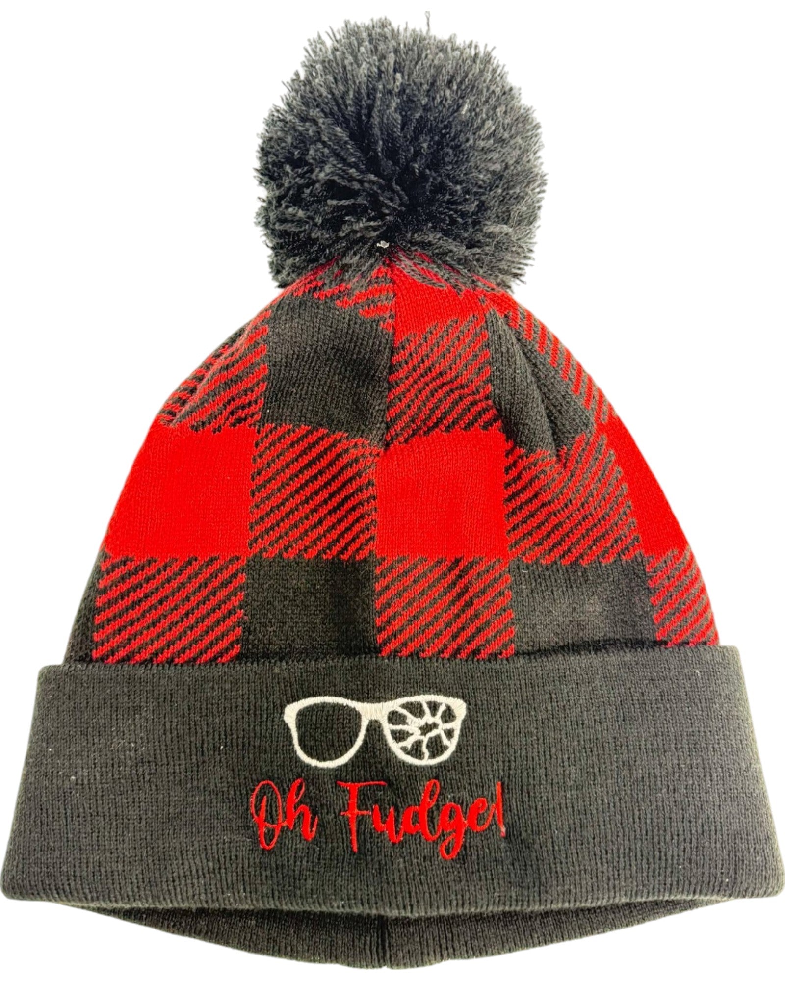 OH FUDGE POM BEANIE