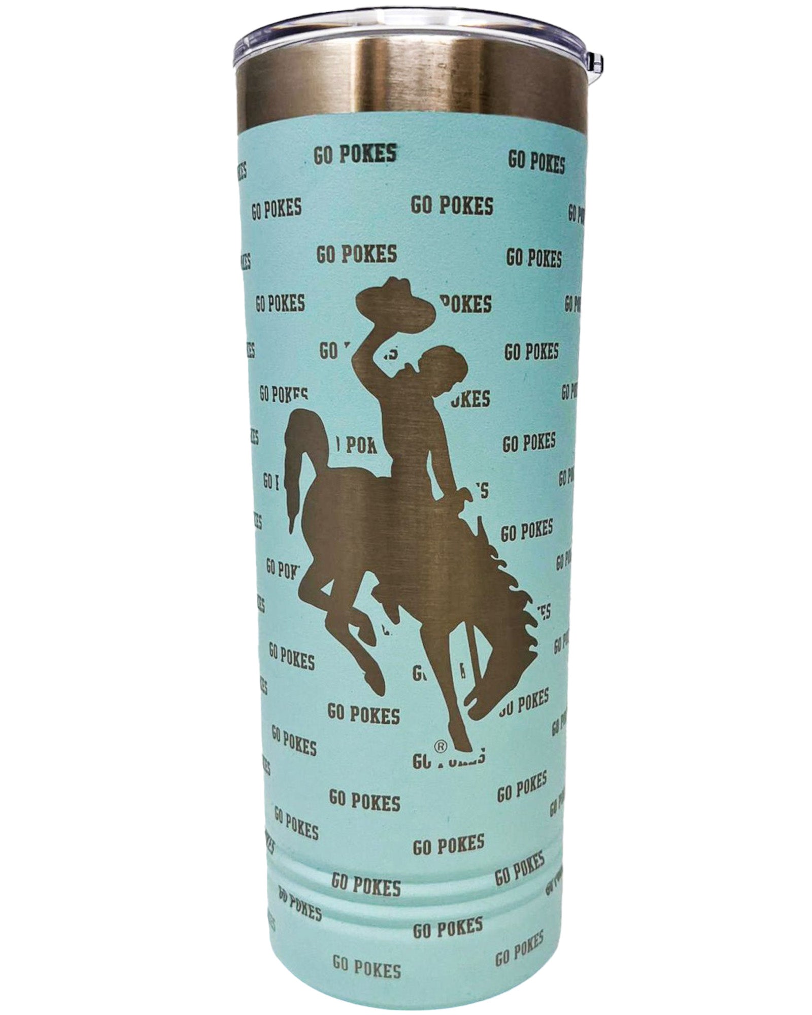 Go Pokes Wrap! 22 oz Skinny Steamboat Tumbler