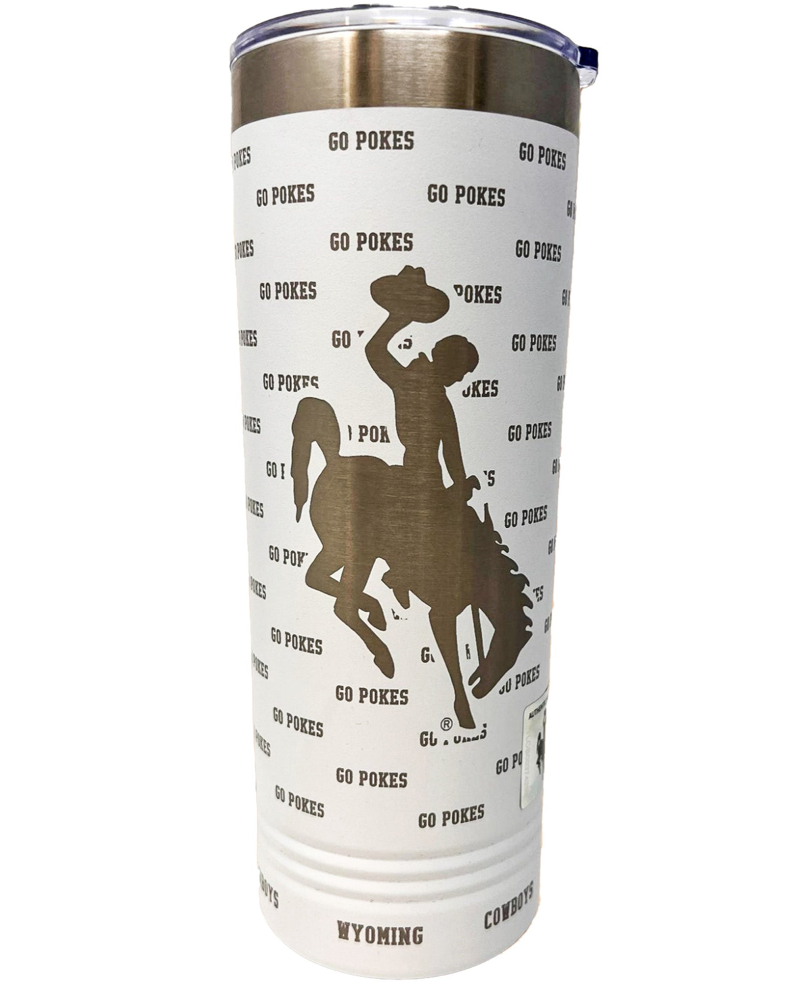 Go Pokes Wrap! 22 oz Skinny Steamboat Tumbler