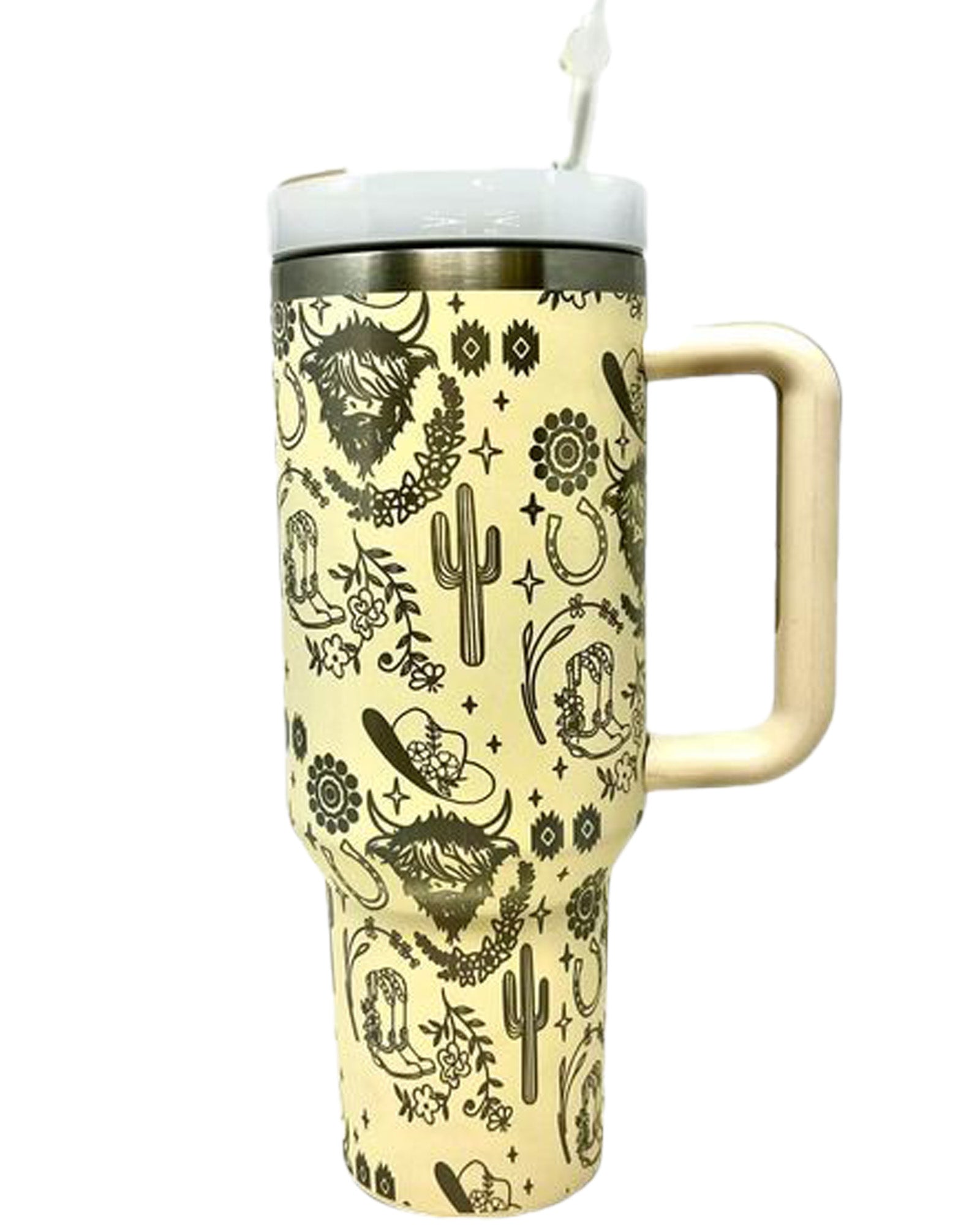 40 oz Western Highlander - Stanley Dupe Tumbler