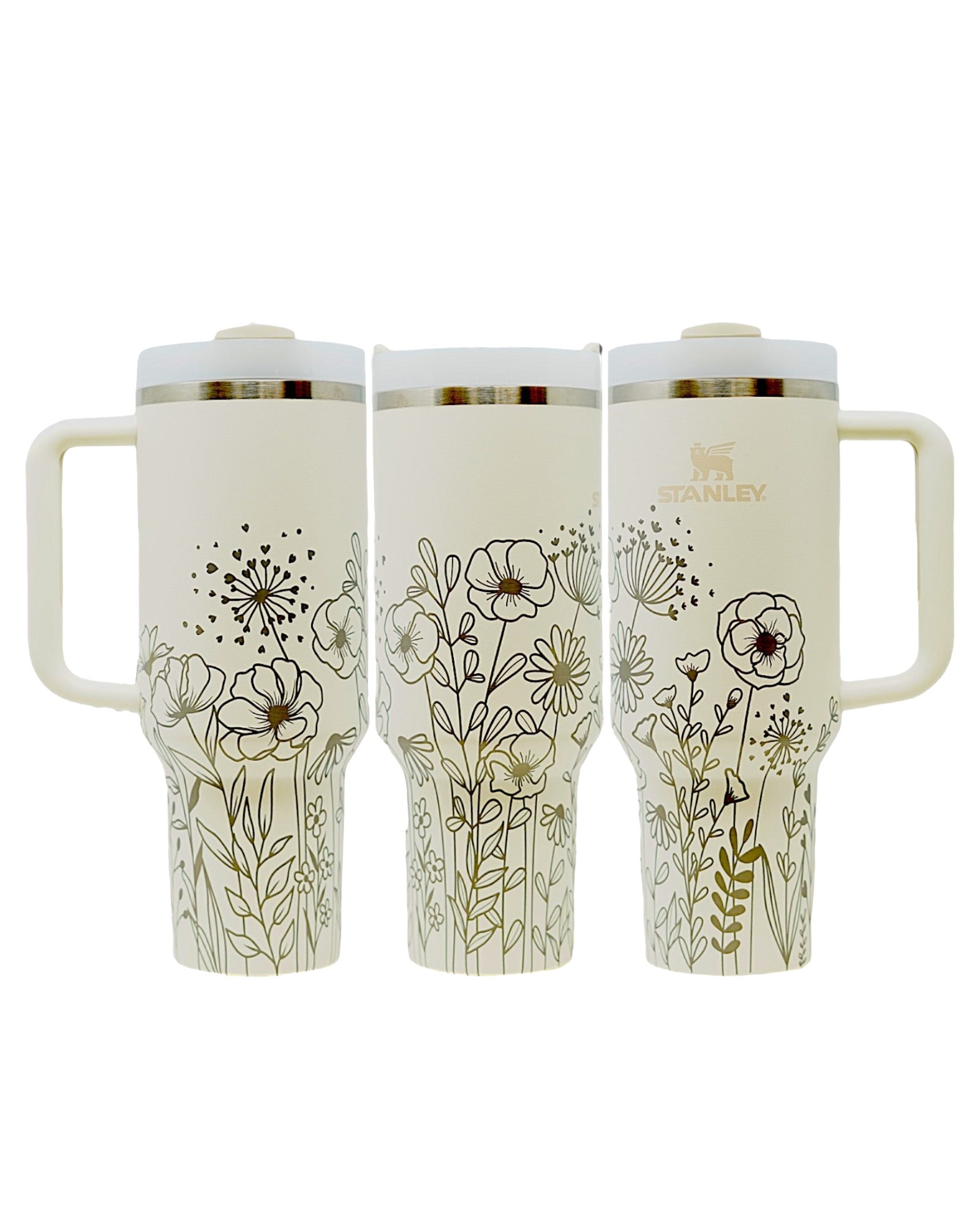 Wildflower - Stanley Dupe Tumbler