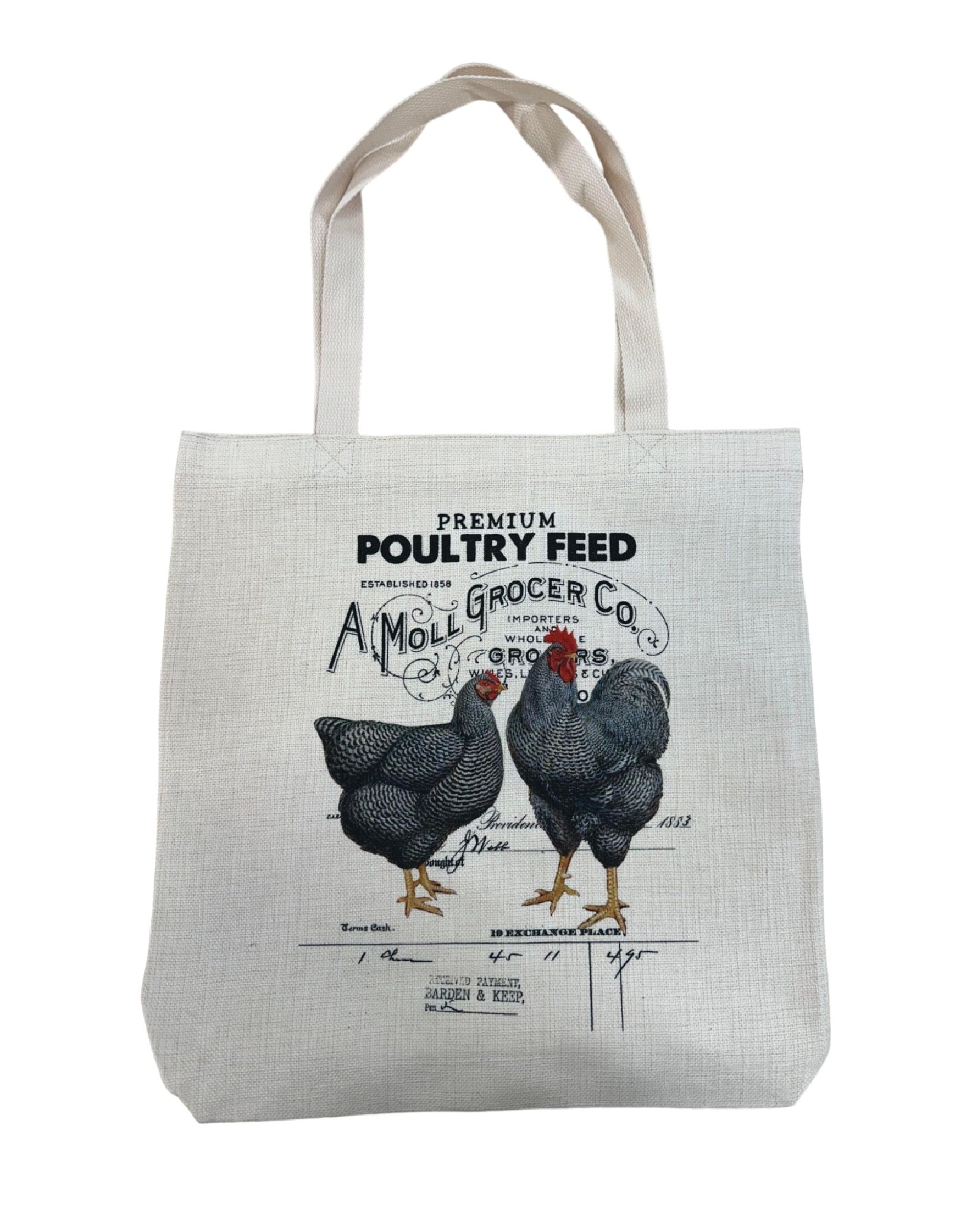 Premium Poultry Feed Canvas Tote Bag