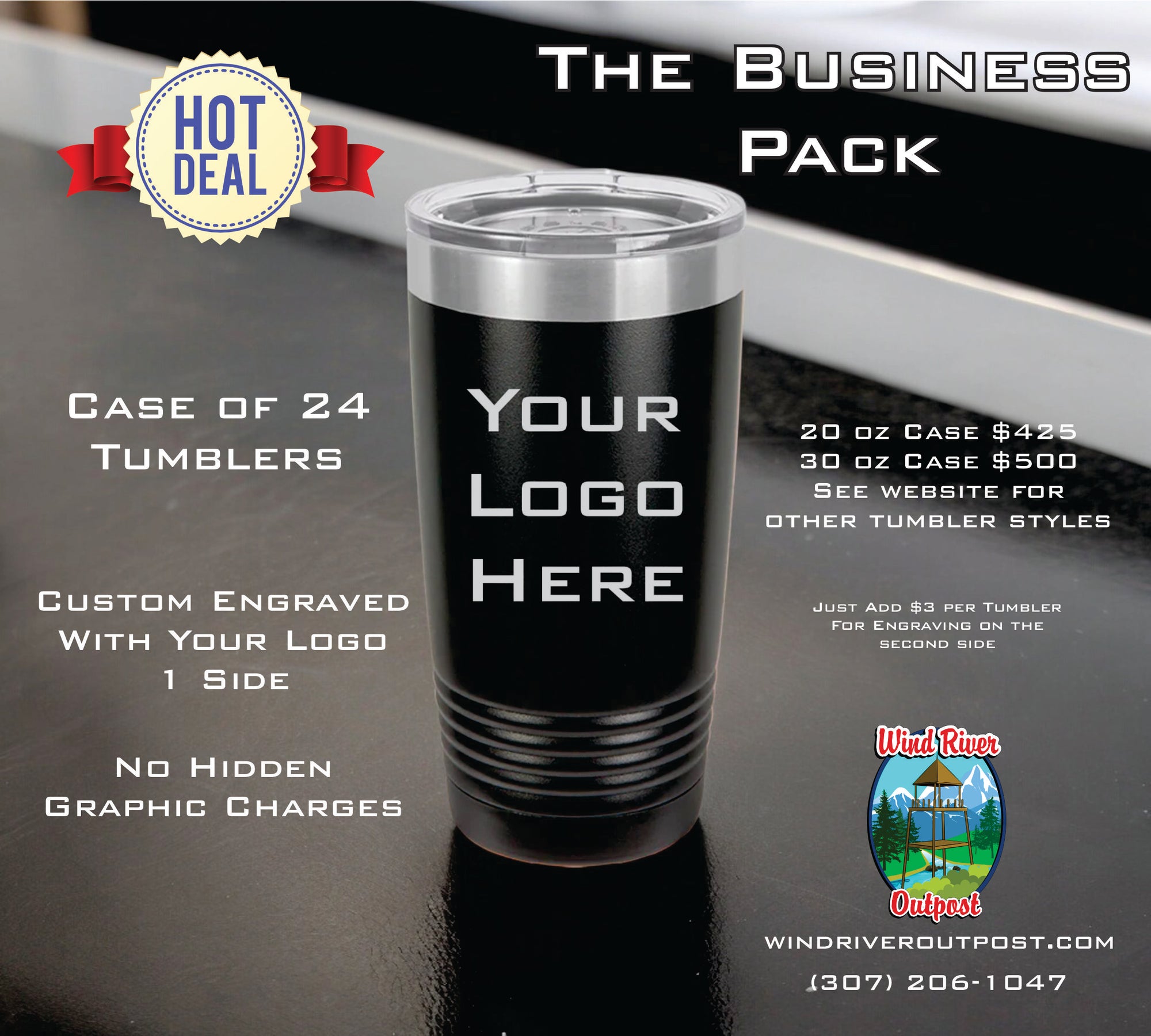 Business Pack of 24 Tumblers