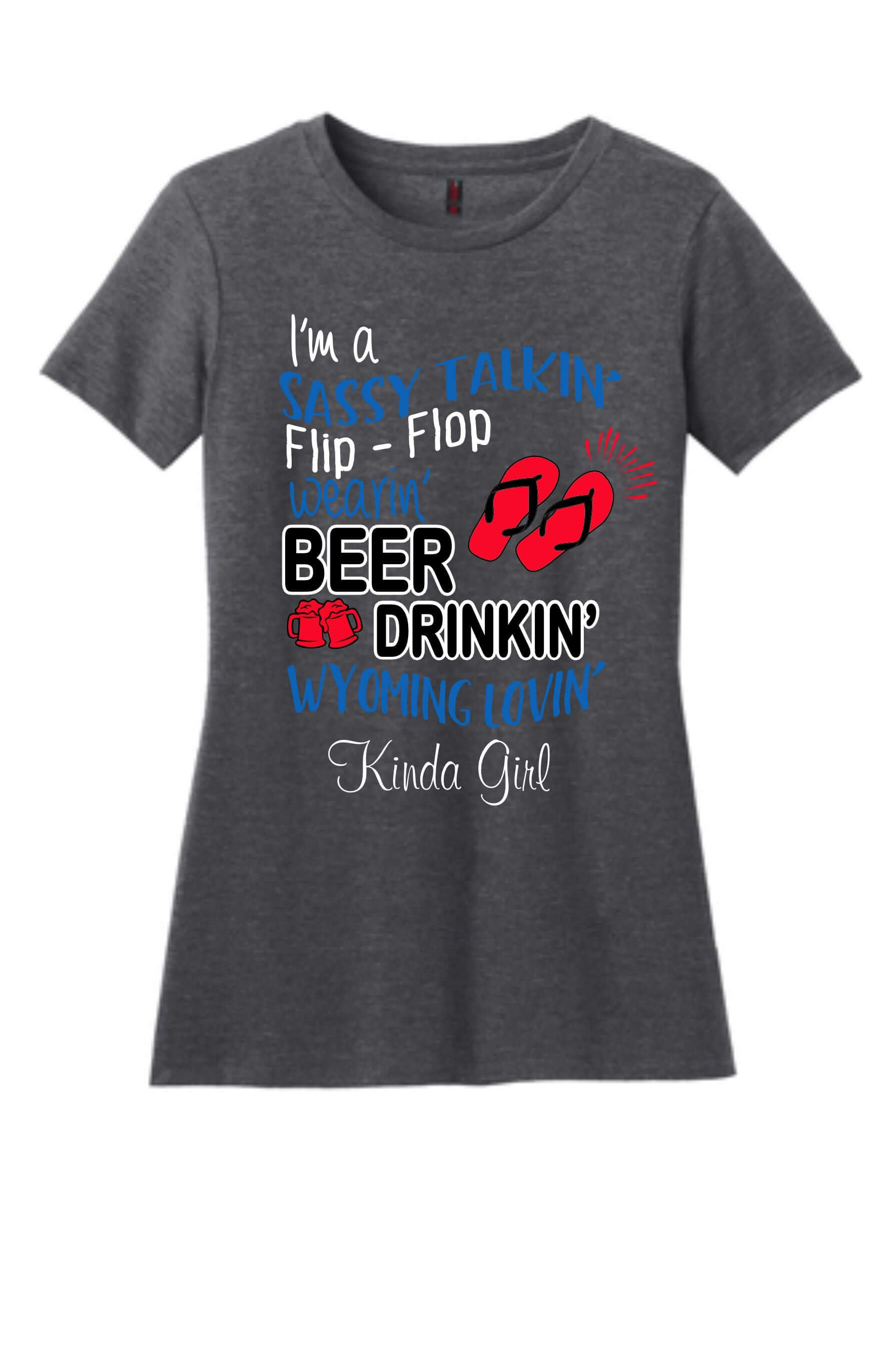 Wyoming Beer Drinking Girl