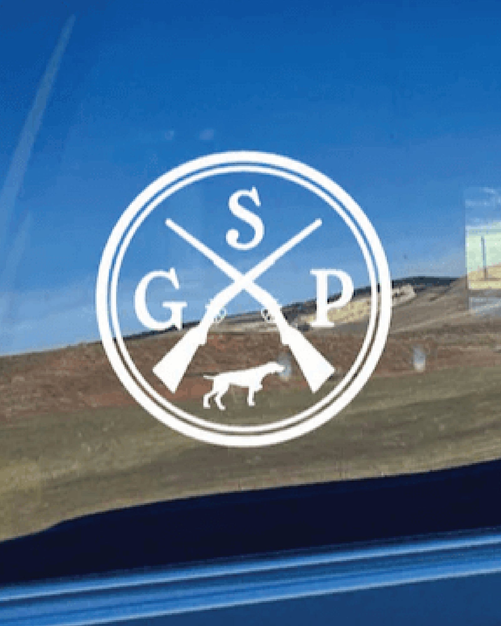 German Shorthaired Pointer Hunting Version Window Decal