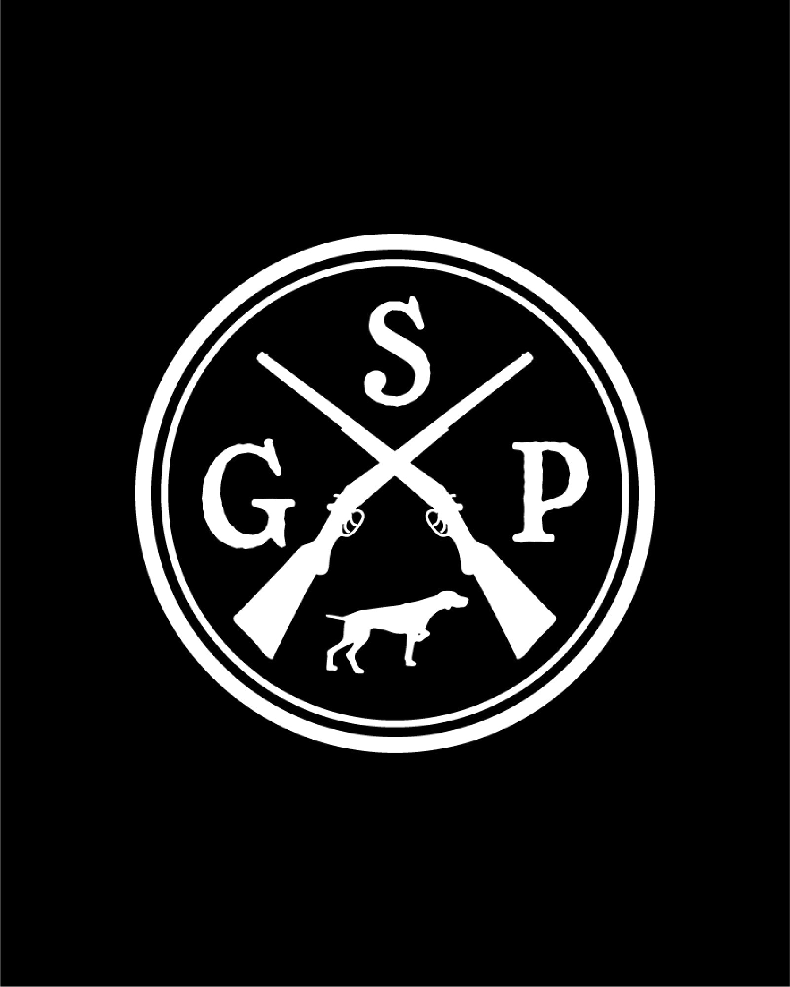 German Shorthaired Pointer Hunting Version Window Decal