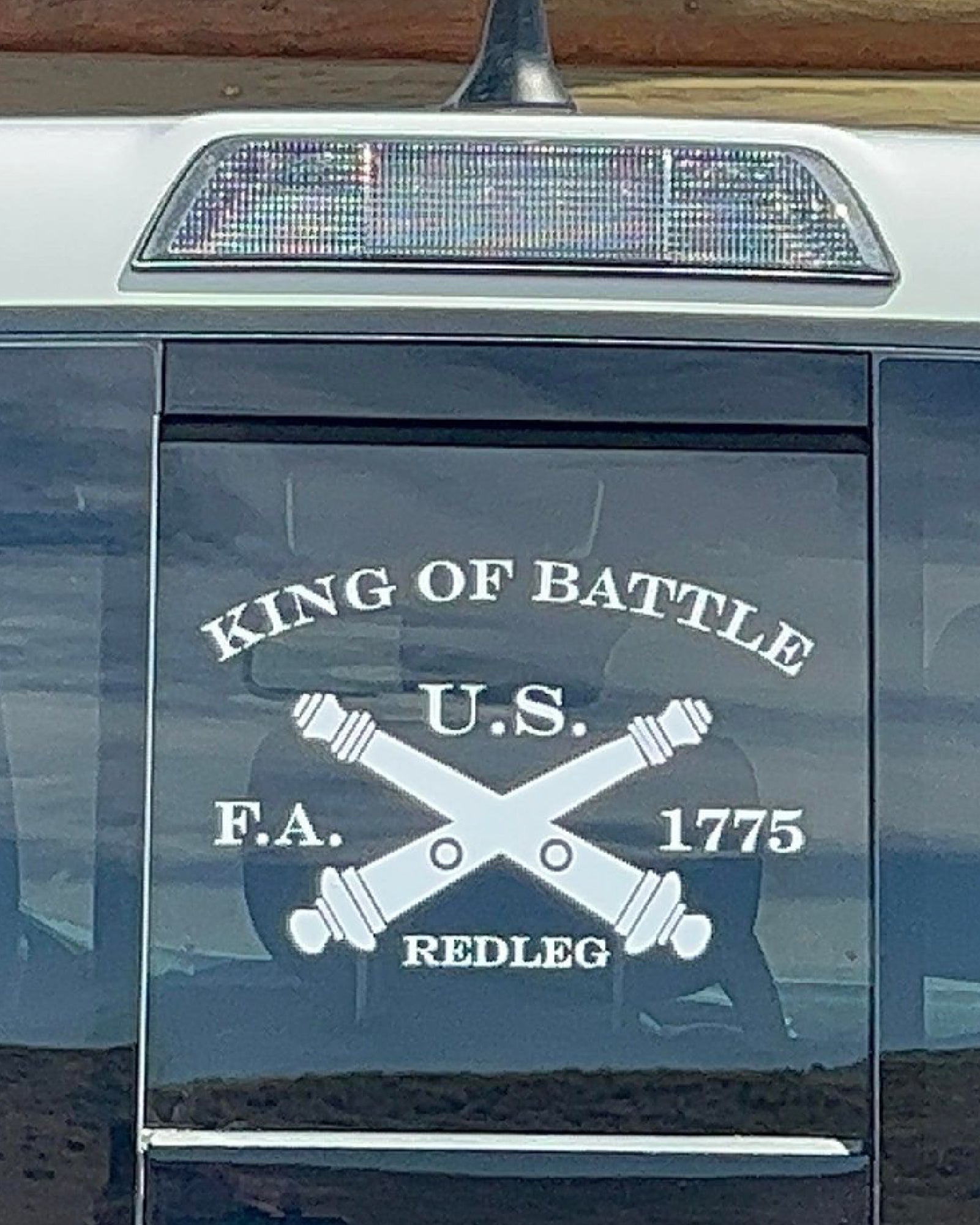 King of Battle Window Decal