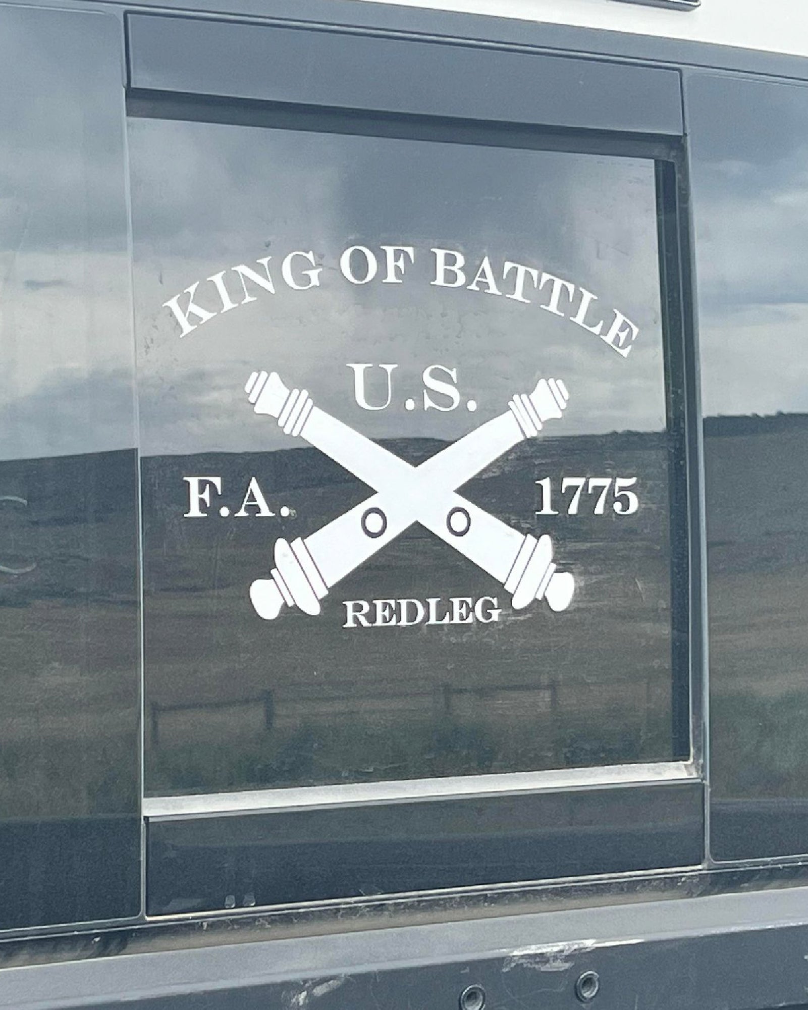 King of Battle Window Decal